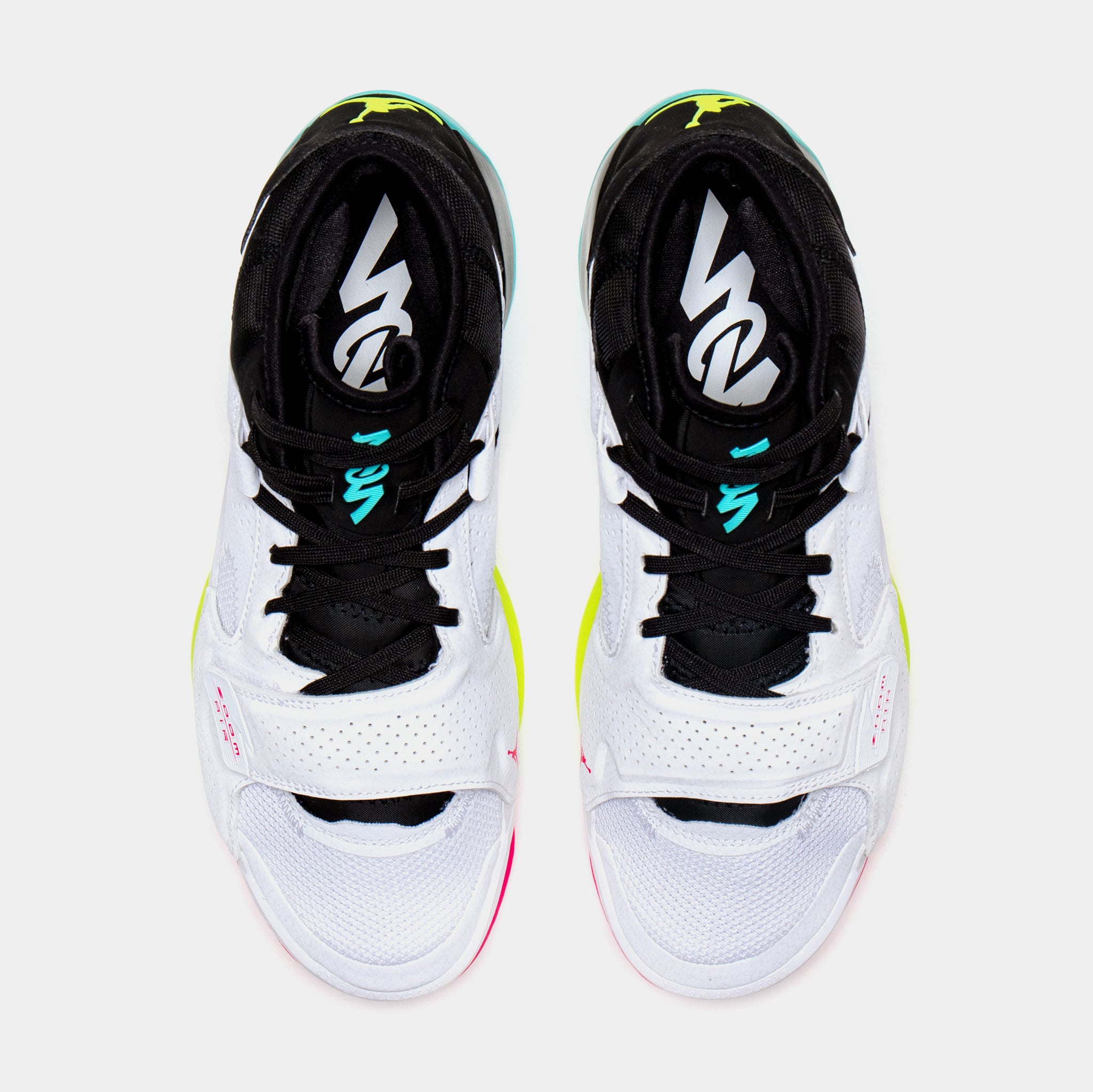 Jordan Zion 2 Dynamic Turquoise Mens Basketball Shoes White Pink DO9161-107  – Shoe Palace