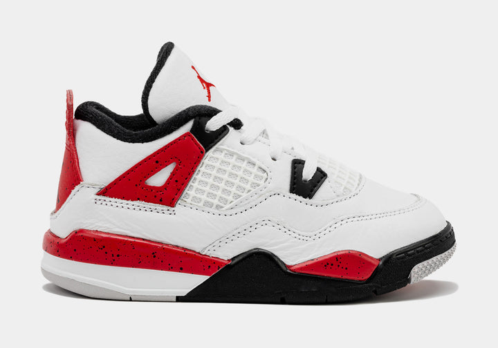 White and store red retro jordans