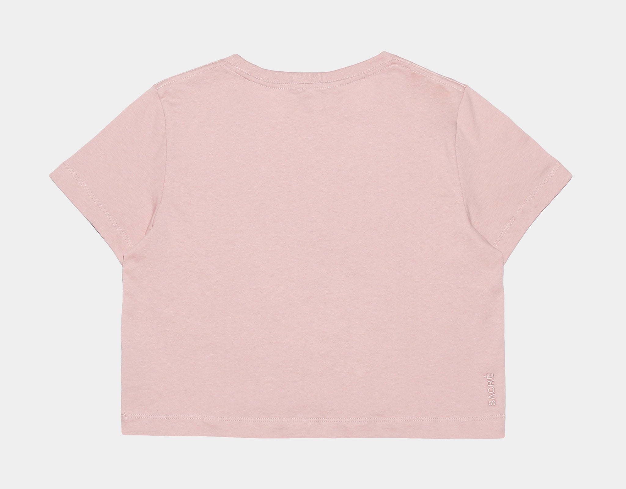 Sacré Carine Crop Top Womens Tshirt Pink SCRCT07 – Shoe Palace