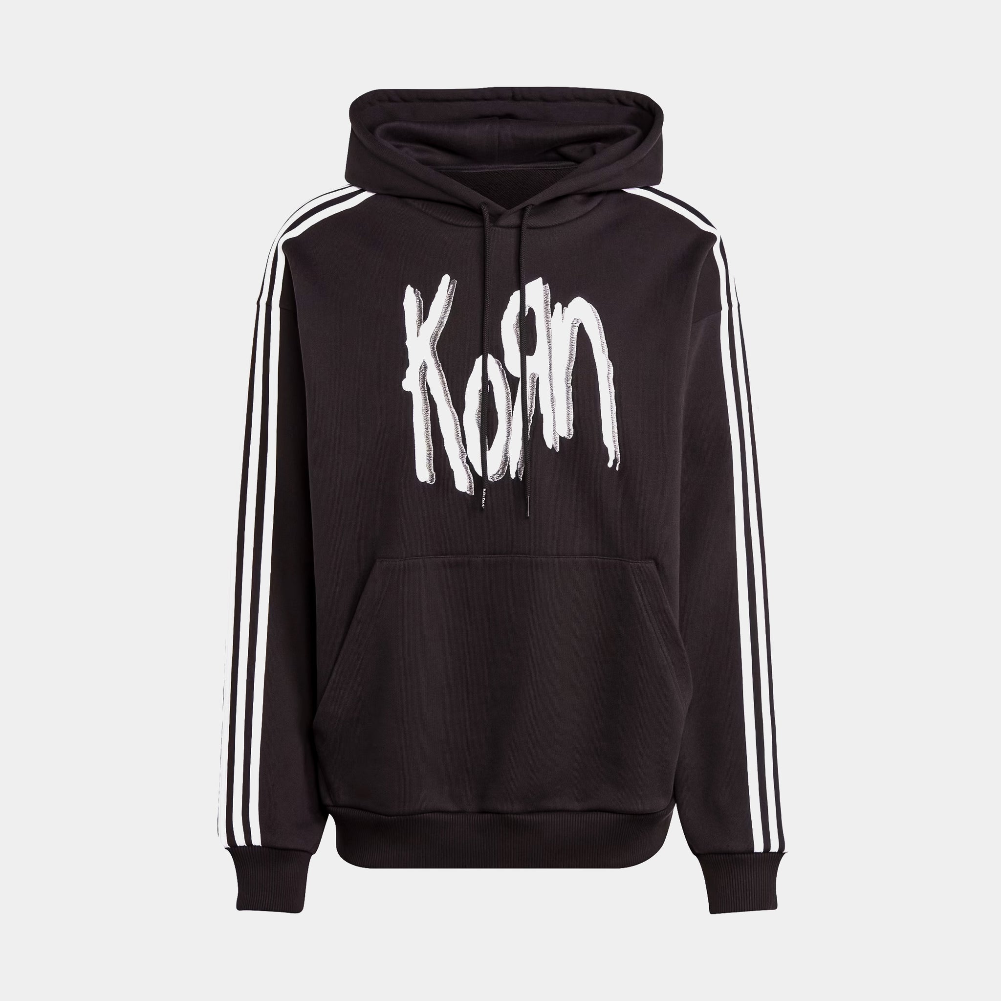 adidas Korn Pullover Mens Hoodie Black White IN9102 – Shoe Palace