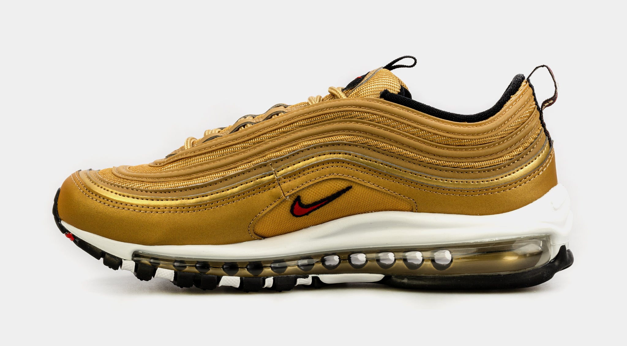 Nike Max 97 Gold Bullet Mens Running Shoes Gold DM0028-700 – Shoe