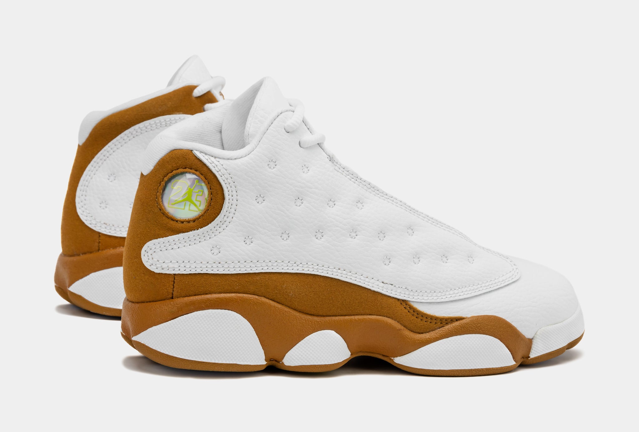 Jordan 13 white and gold clearance