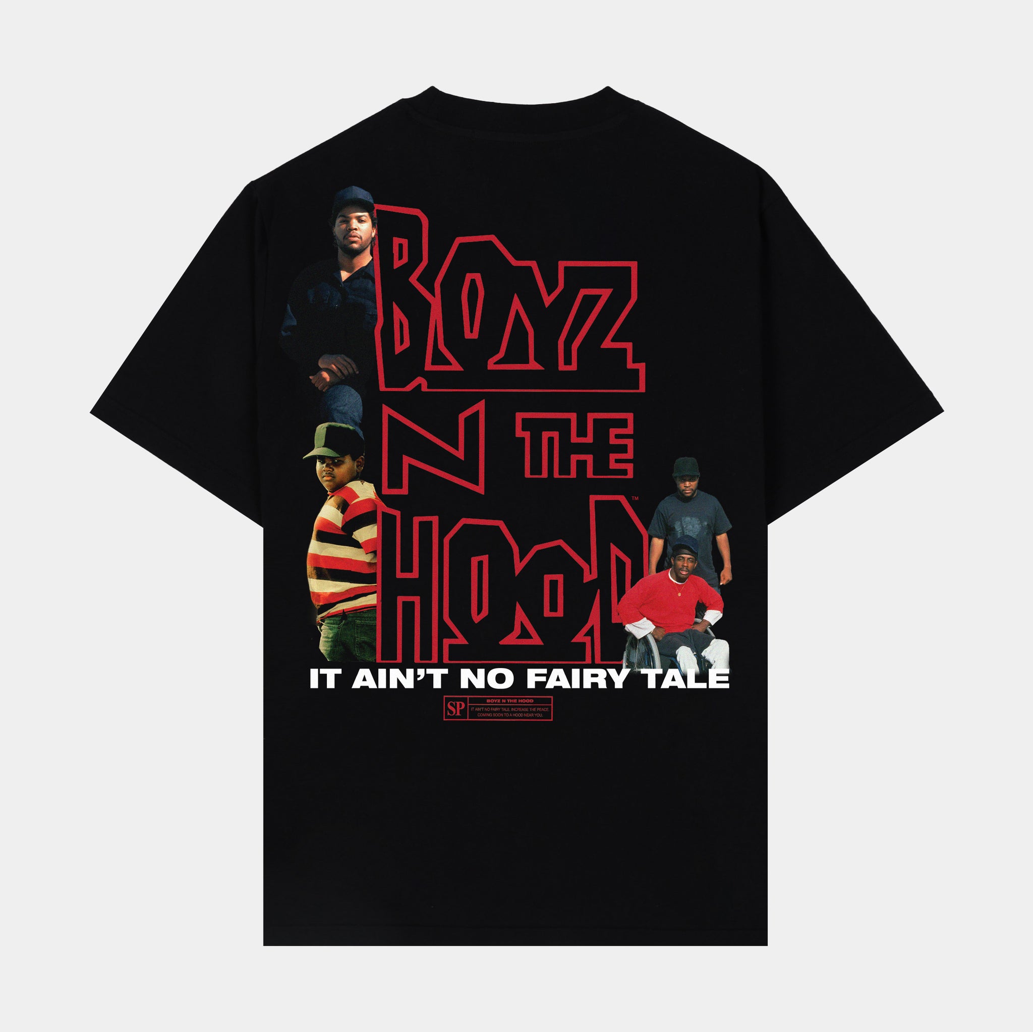 SP x Boyz N The Hood Doughboy Montage Mens Short Sleeve Shirt (Black/Red)