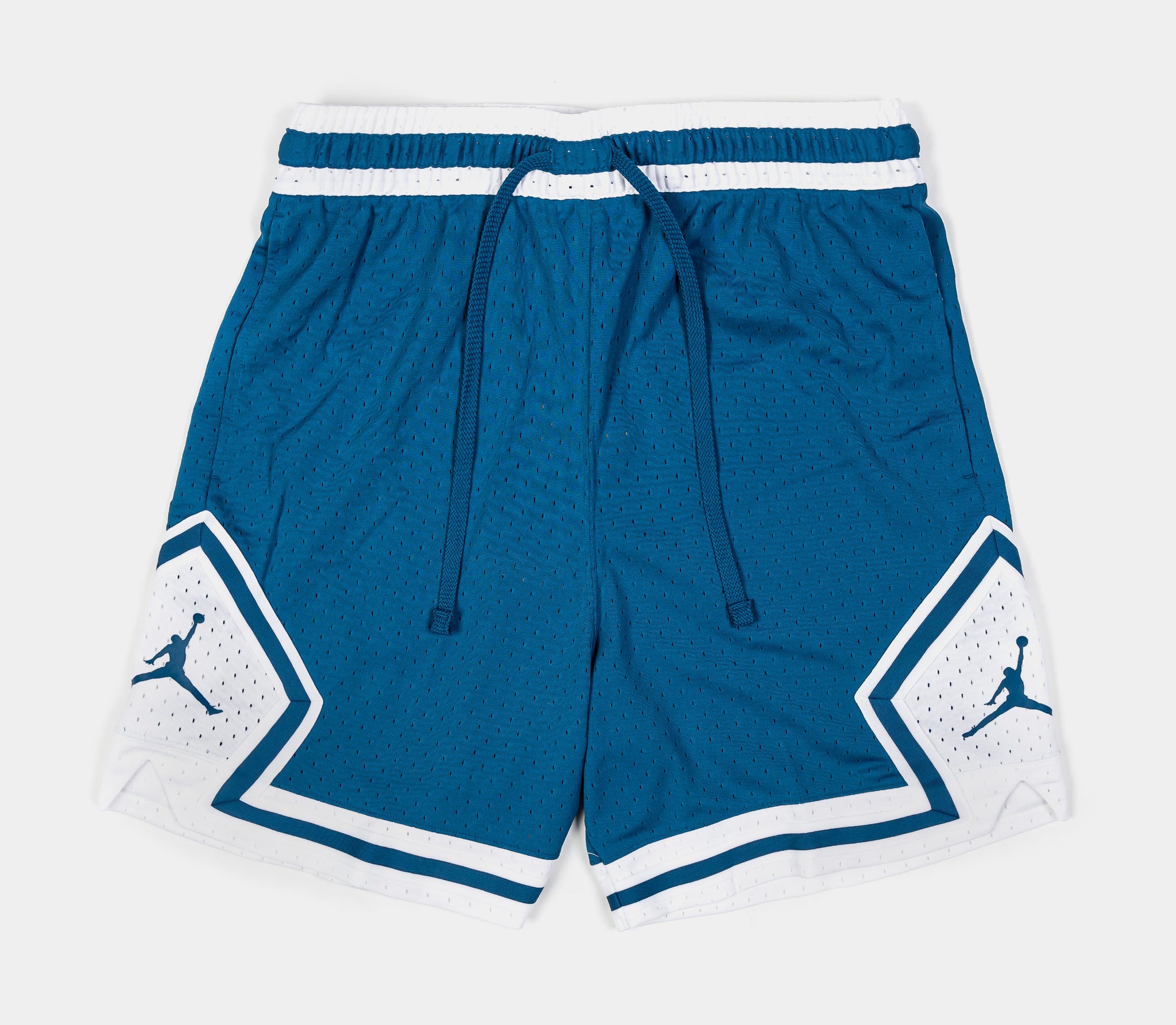 Diamond Dri Fit Mens Shorts Blue White