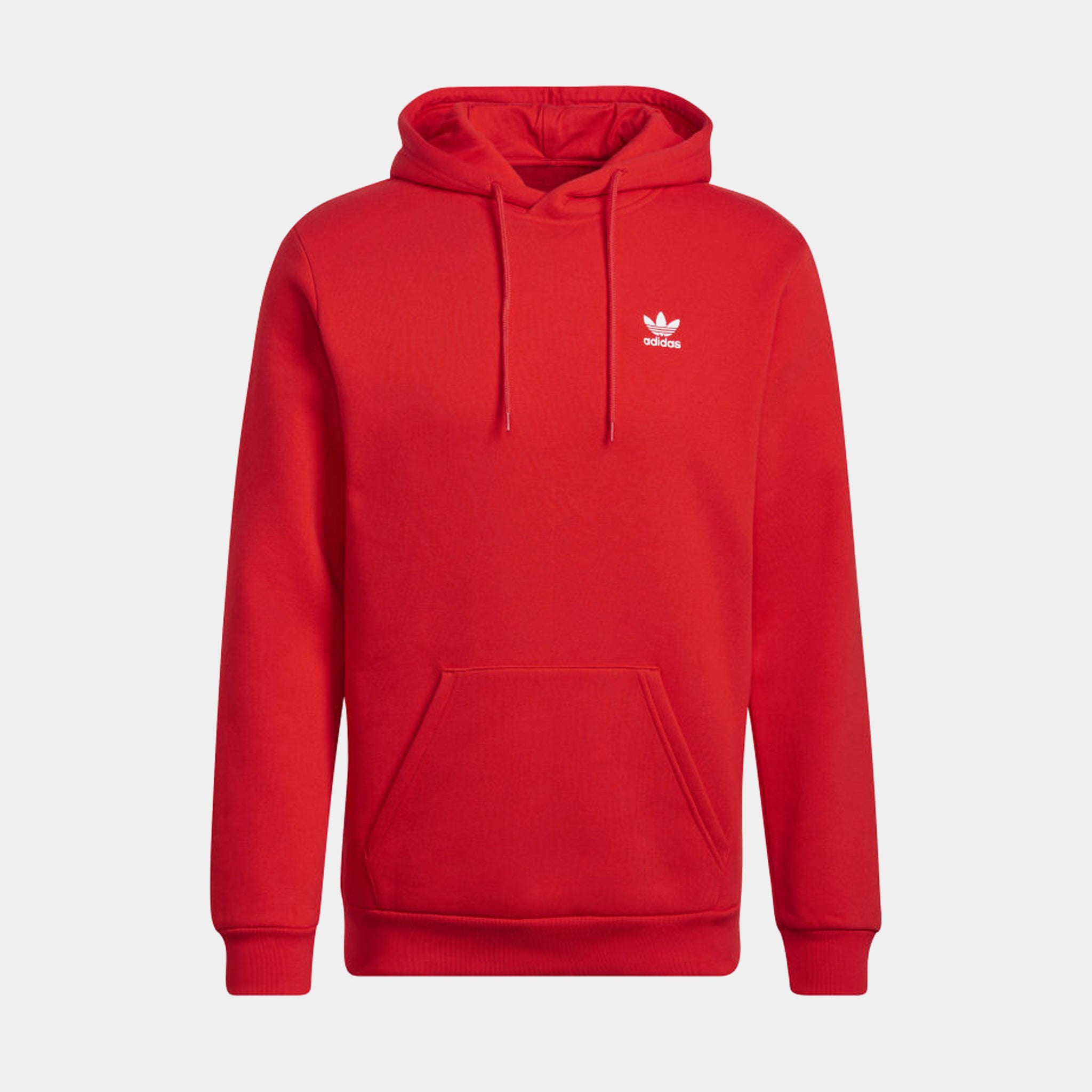 Red adidas hoodie zip up hot sale