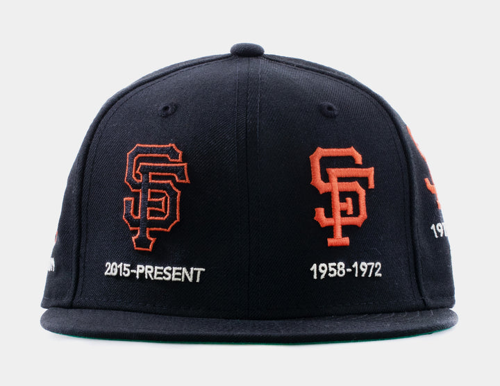 Men's San Francisco Giants New Era Black 2010 World Series Side