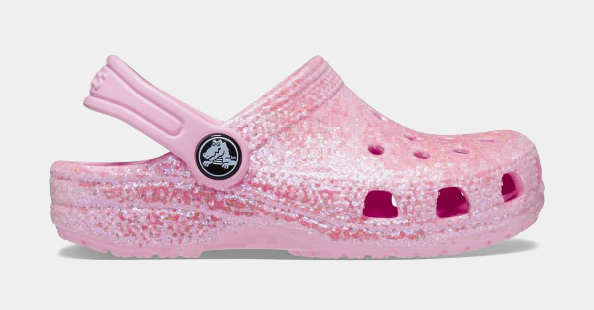 Crocs pink glitter deals
