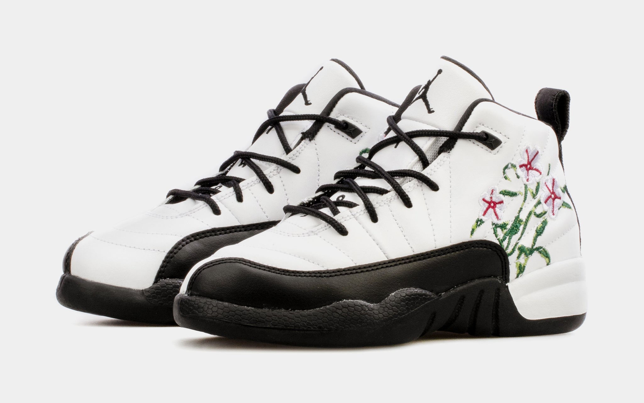 Jordan retro outlet 12 black preschool