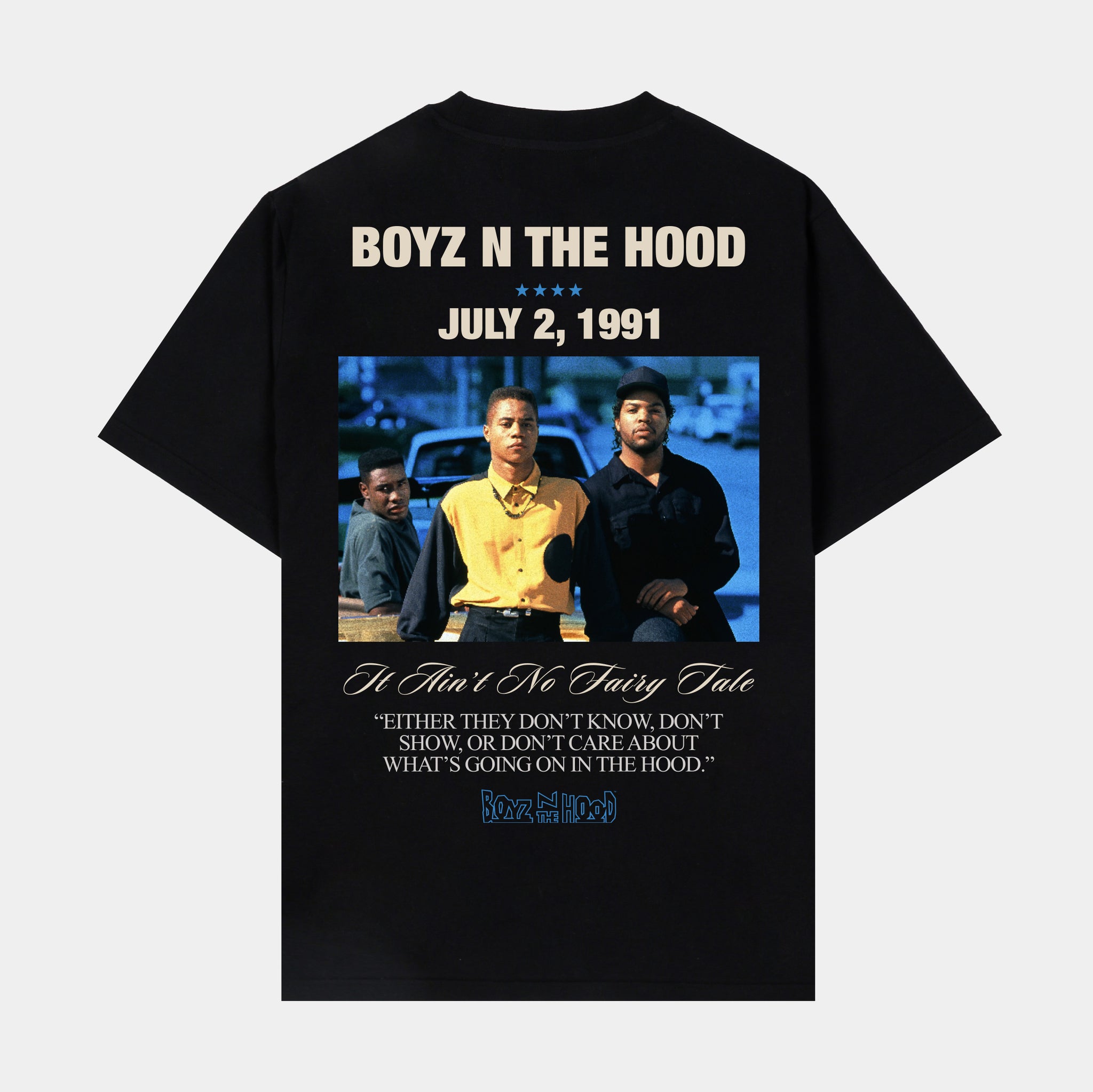 SP x Boyz N The Hood 1991 Mens Short Sleeve Shirt (Black/Blue)