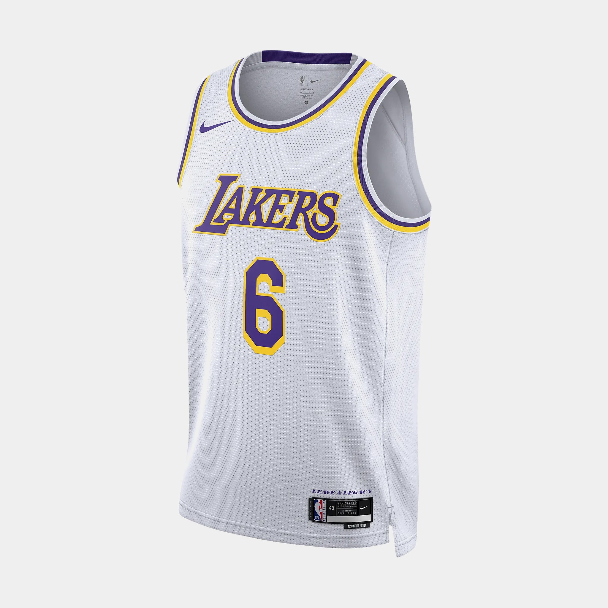 Los Angeles Lakers Nike City Edition Short Sleeve Warm Up Jacket - Mens