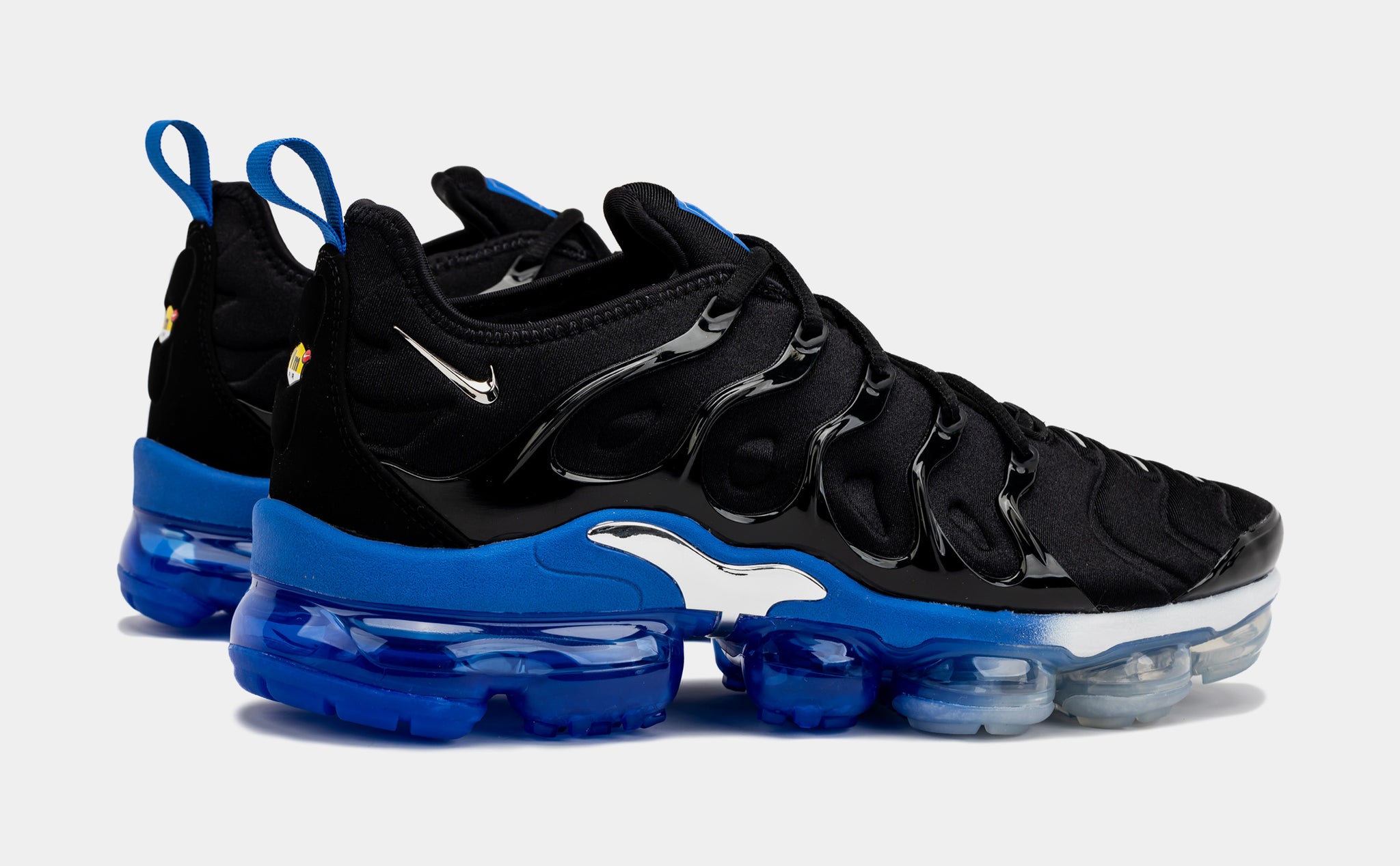 Air Vapormax Plus Mens Running Shoes (Black/Blue)