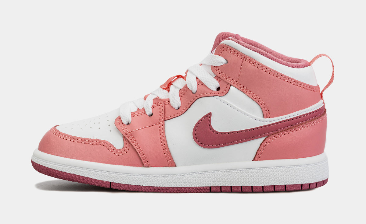 Jordan Air Jordan 1 Retro Mid Valentine's Day Preschool Lifestyle Shoes ...