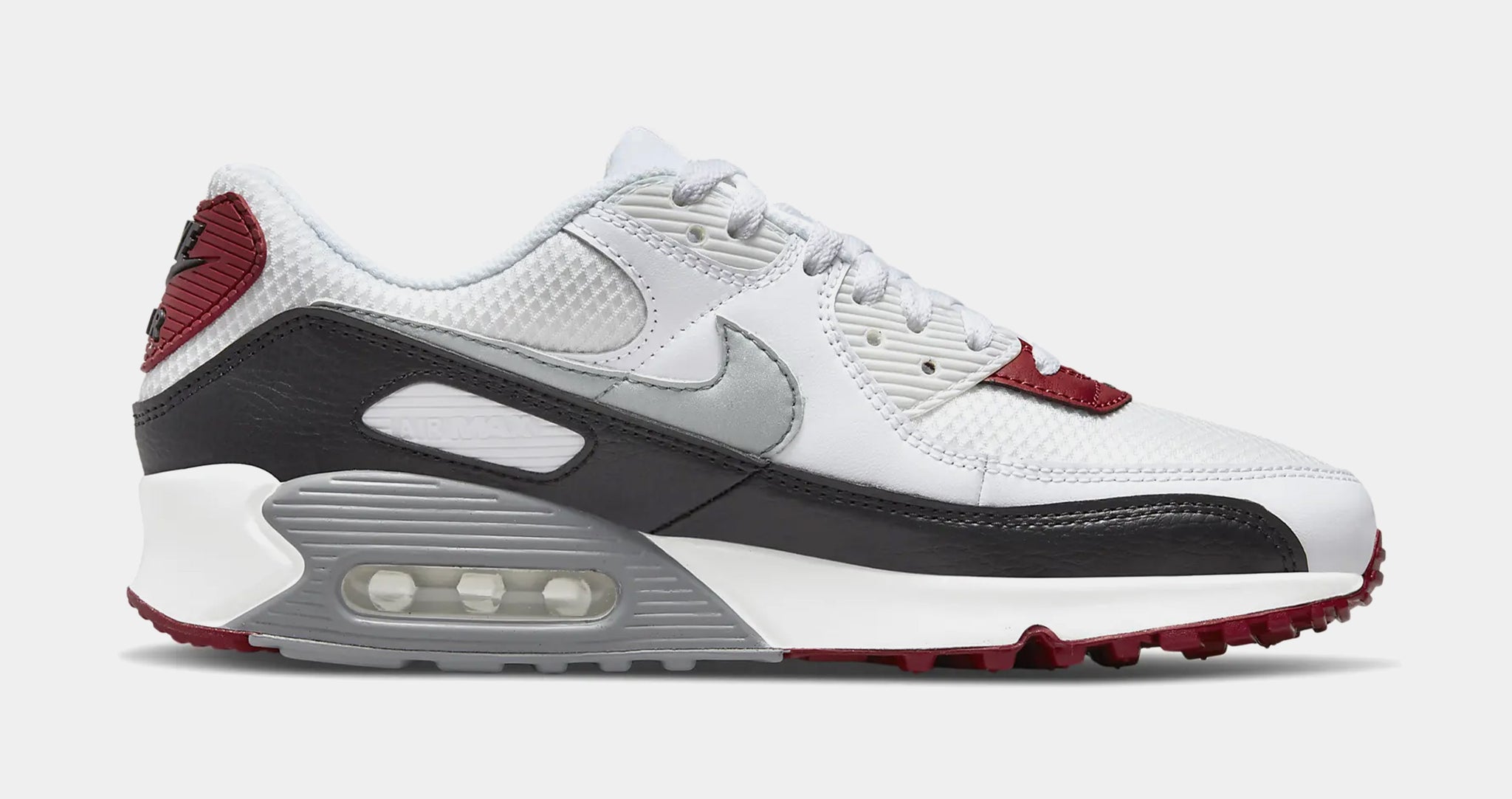 Nike air max 90 mens red and on sale white