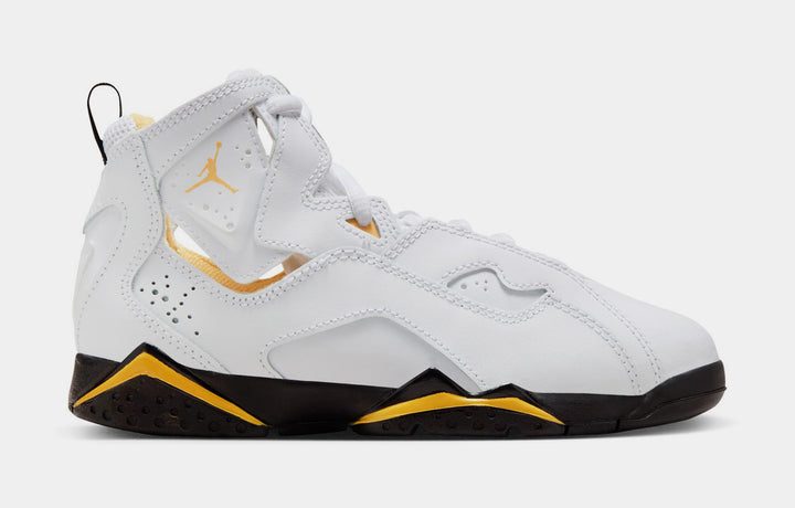 Jordan Grade School True Flight White Black Yellow Ochre