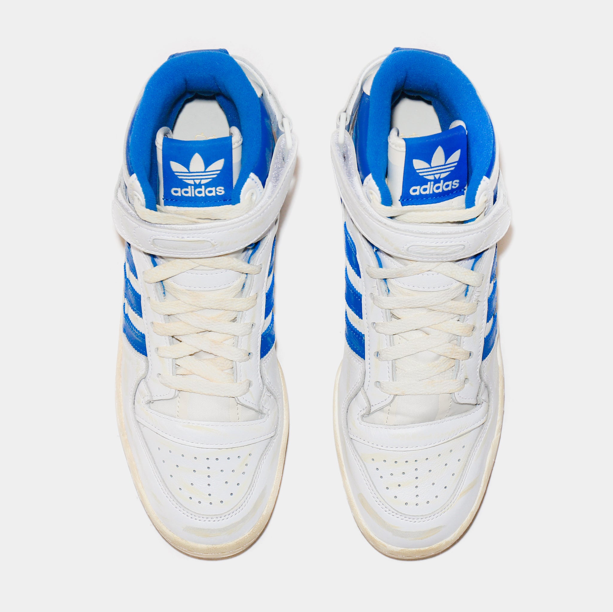 adidas Forum 84 High AEC Mens Lifestyle Shoes White Blue GZ6467