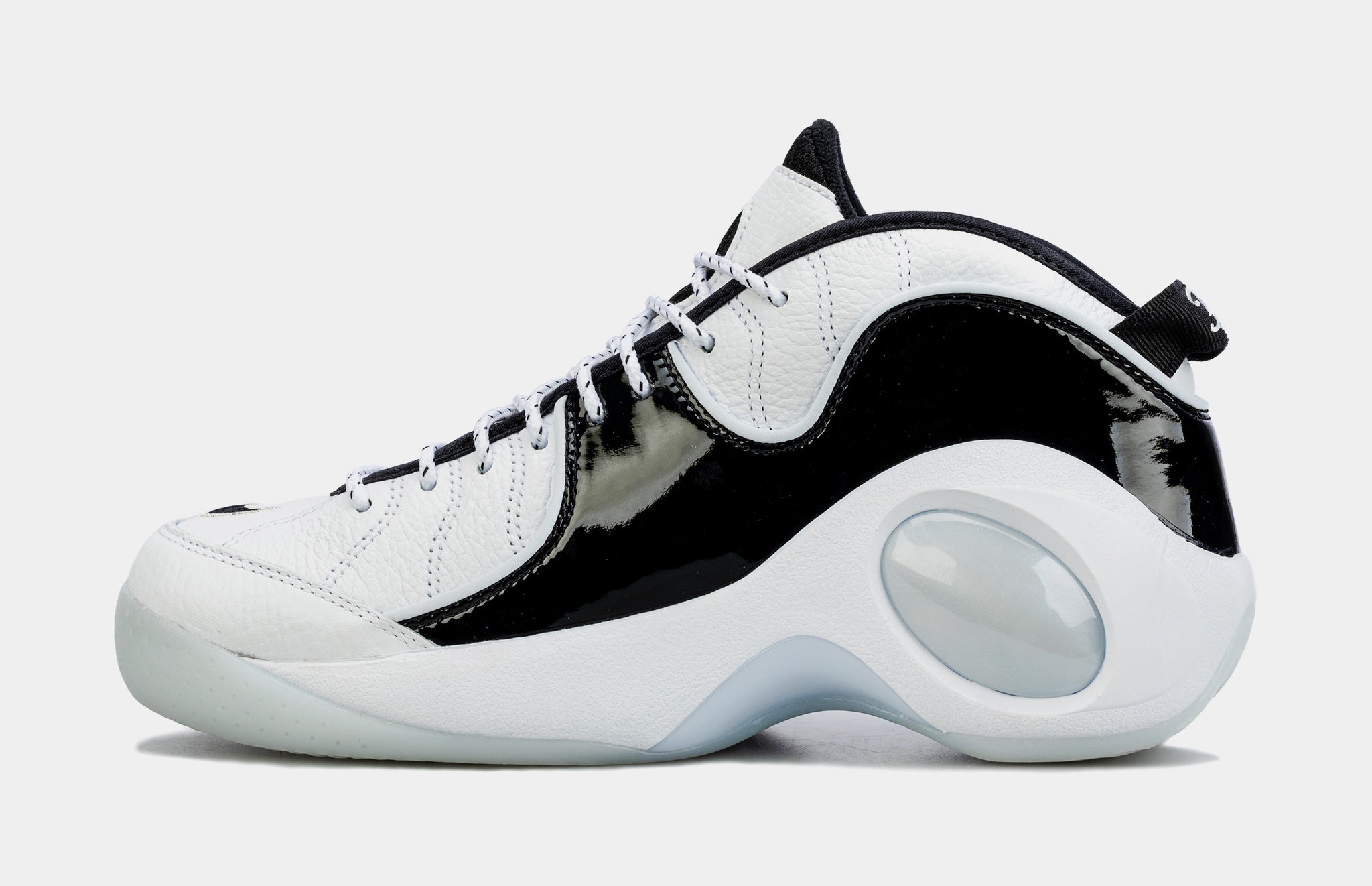 Air Zoom Flight 95 Football Grey Mens Basketball Shoes (Black/White)