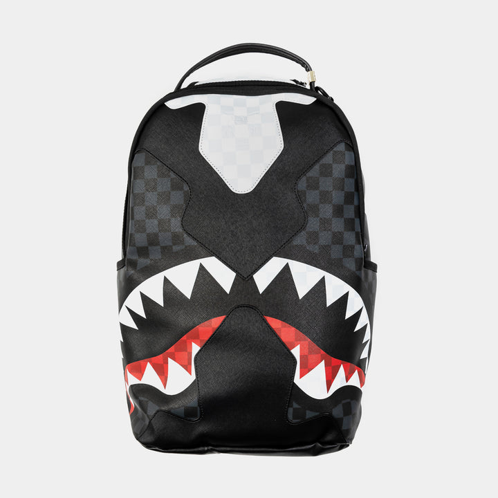 Sprayground Sharks In Paris Painted Mens Backpack Black Red 910B5825NSZ Shoe Palace