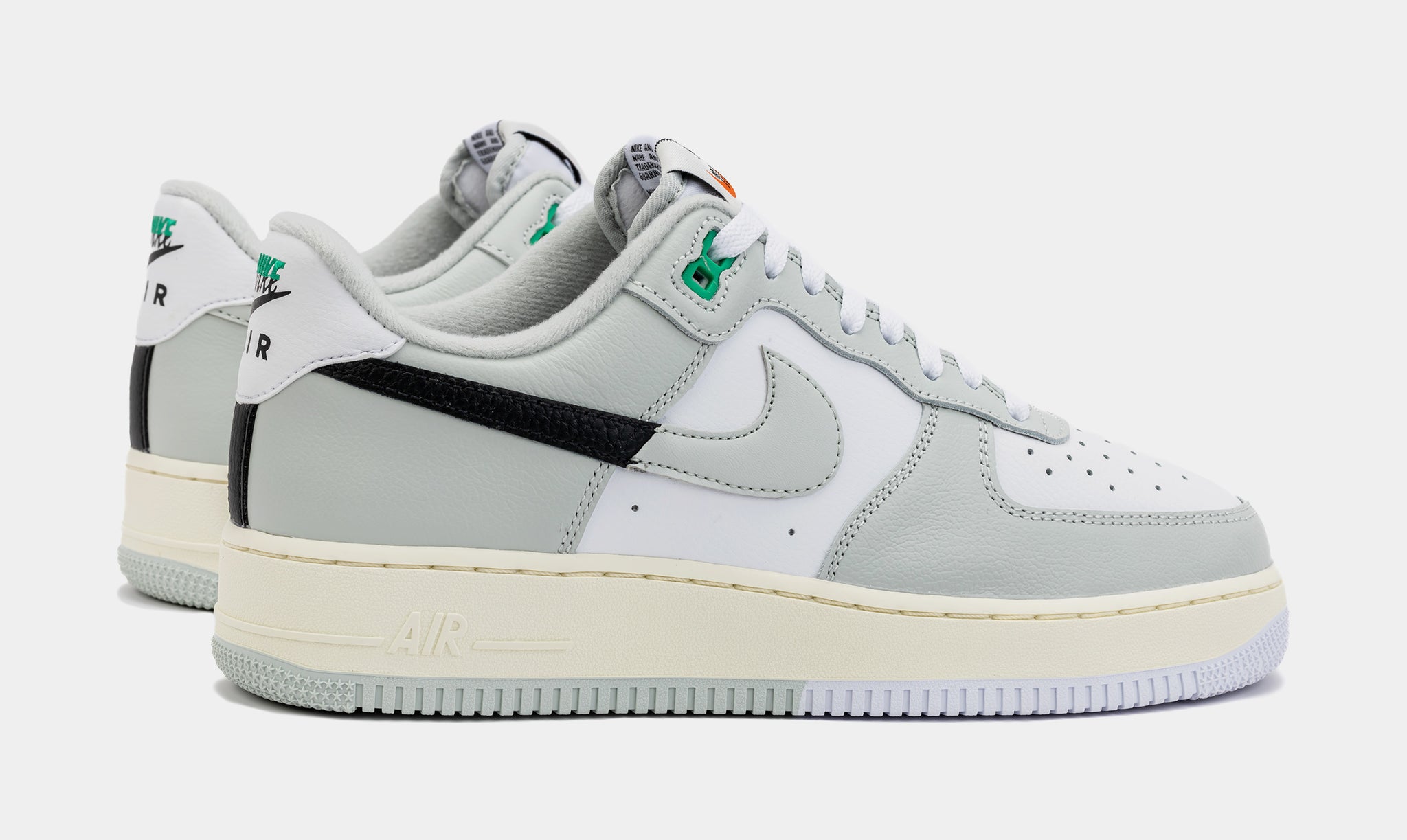 Air Force 1 Low Split Mens Lifestyle Shoes (White/Grey)