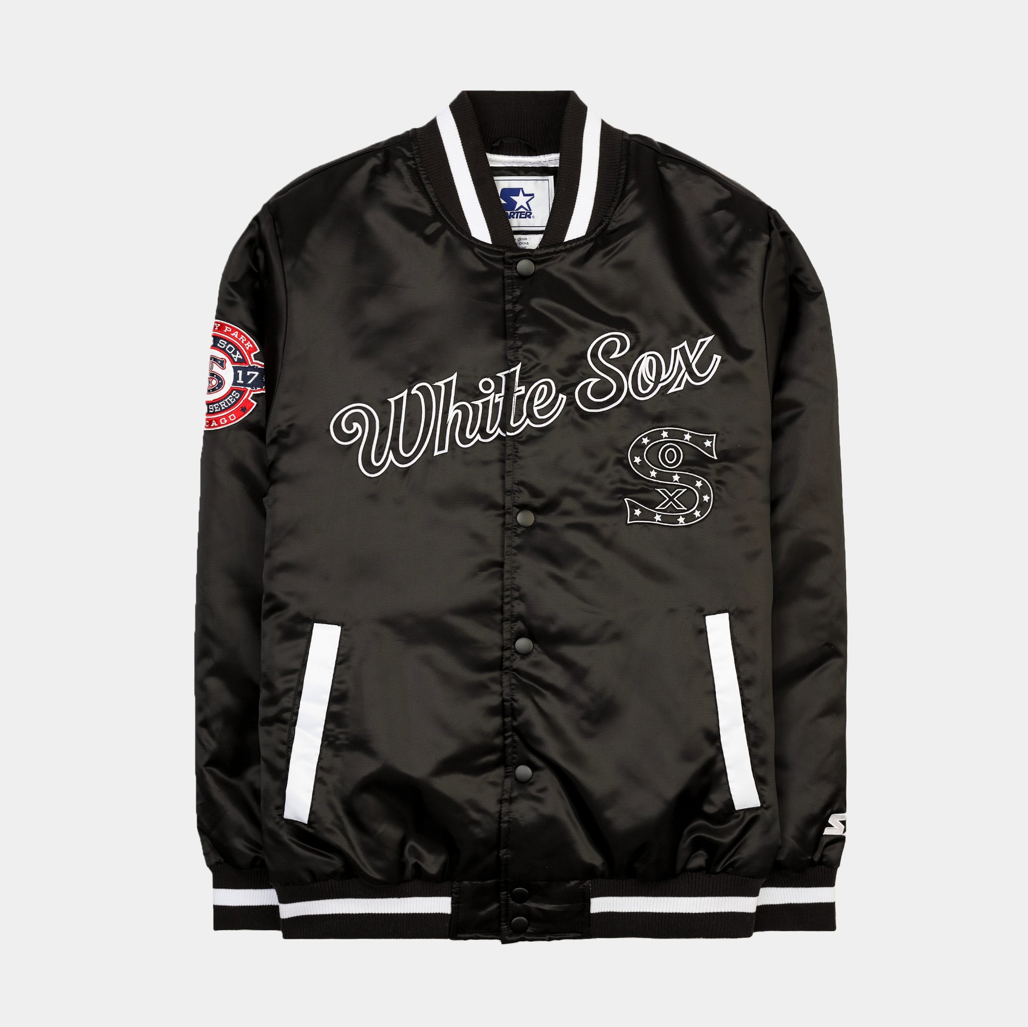 Shoe Palace Exclusive Chicago White Sox Mens Jacket (Black)