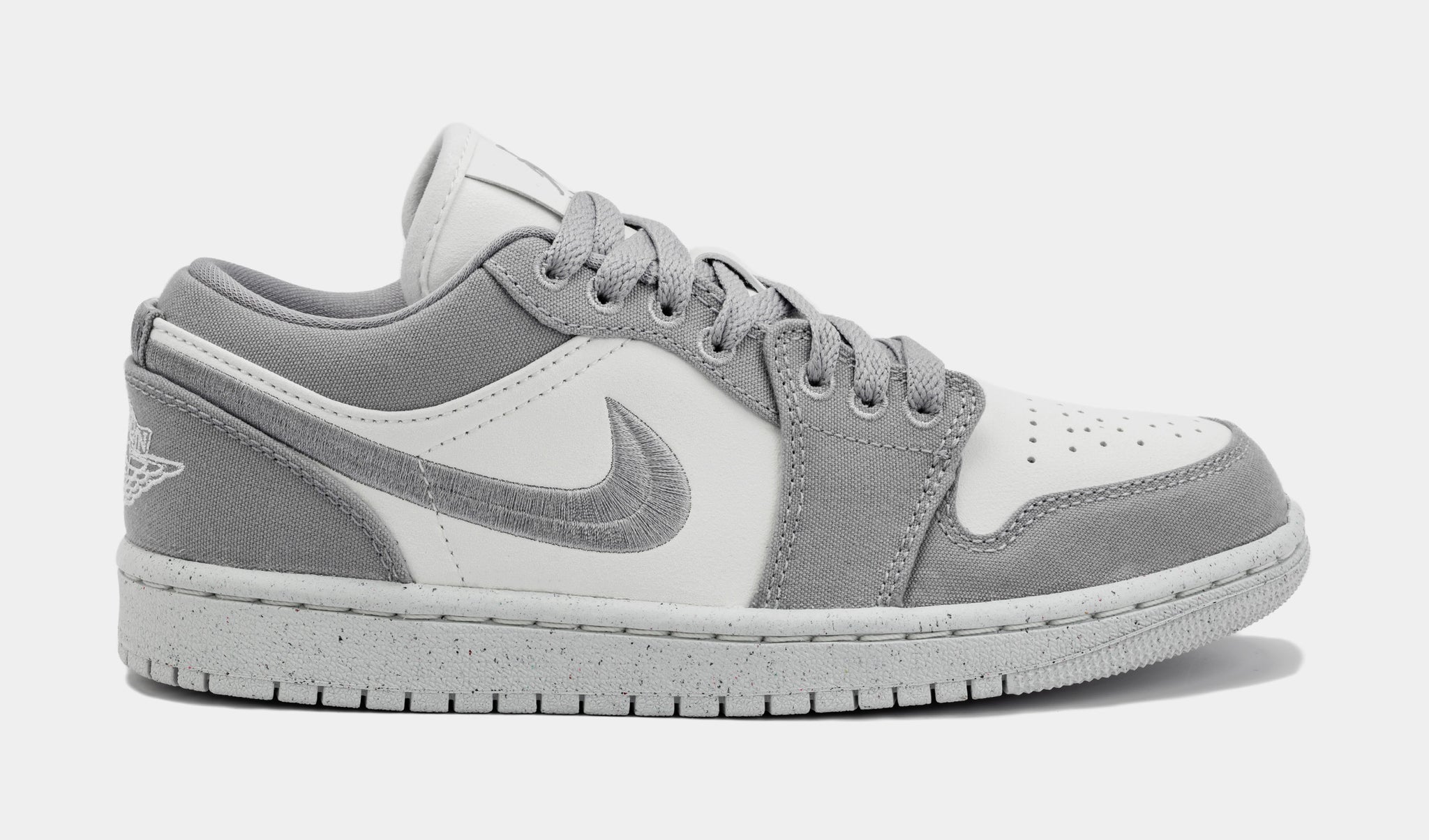 Air Jordan 1 Retro Low SE Light Steel Grey Womens Lifestyle Shoes  (Grey/White)