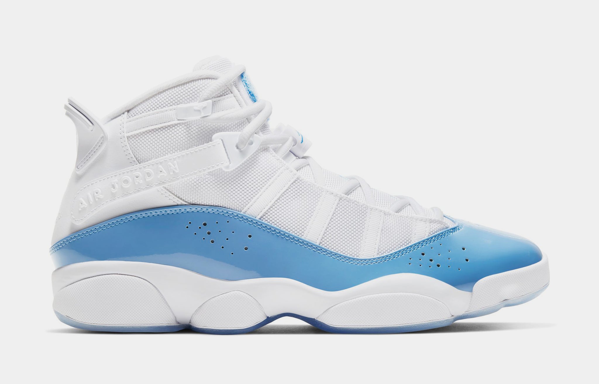 Jordan 6s white and blue on sale