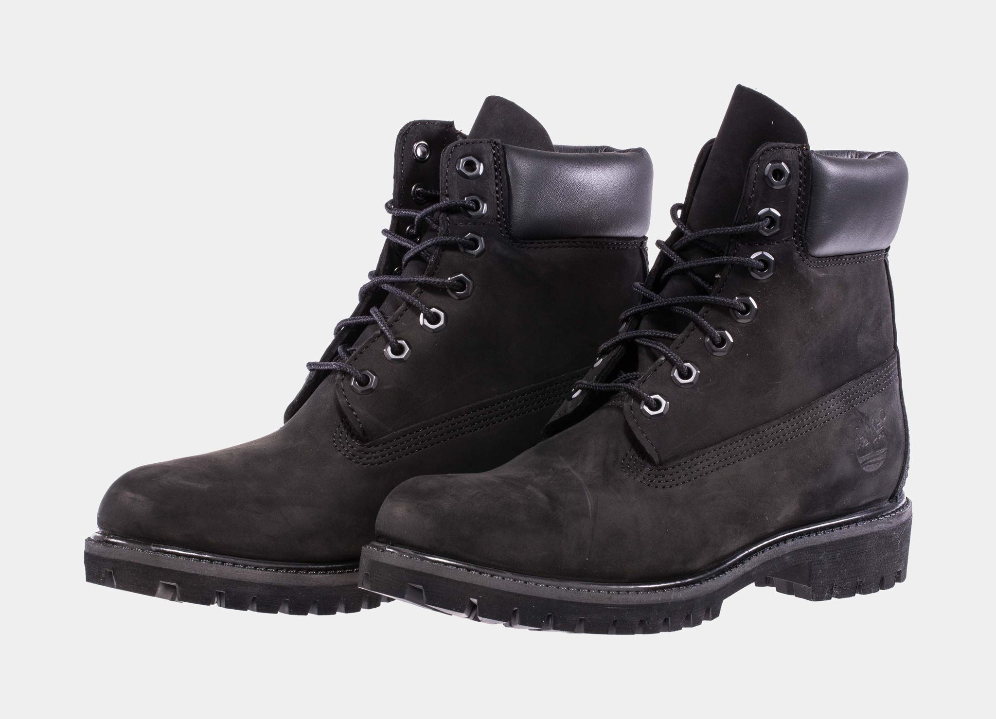 Timberland 6-Inch Premium Mens Boots Black Nubuck 10073 – Shoe Palace
