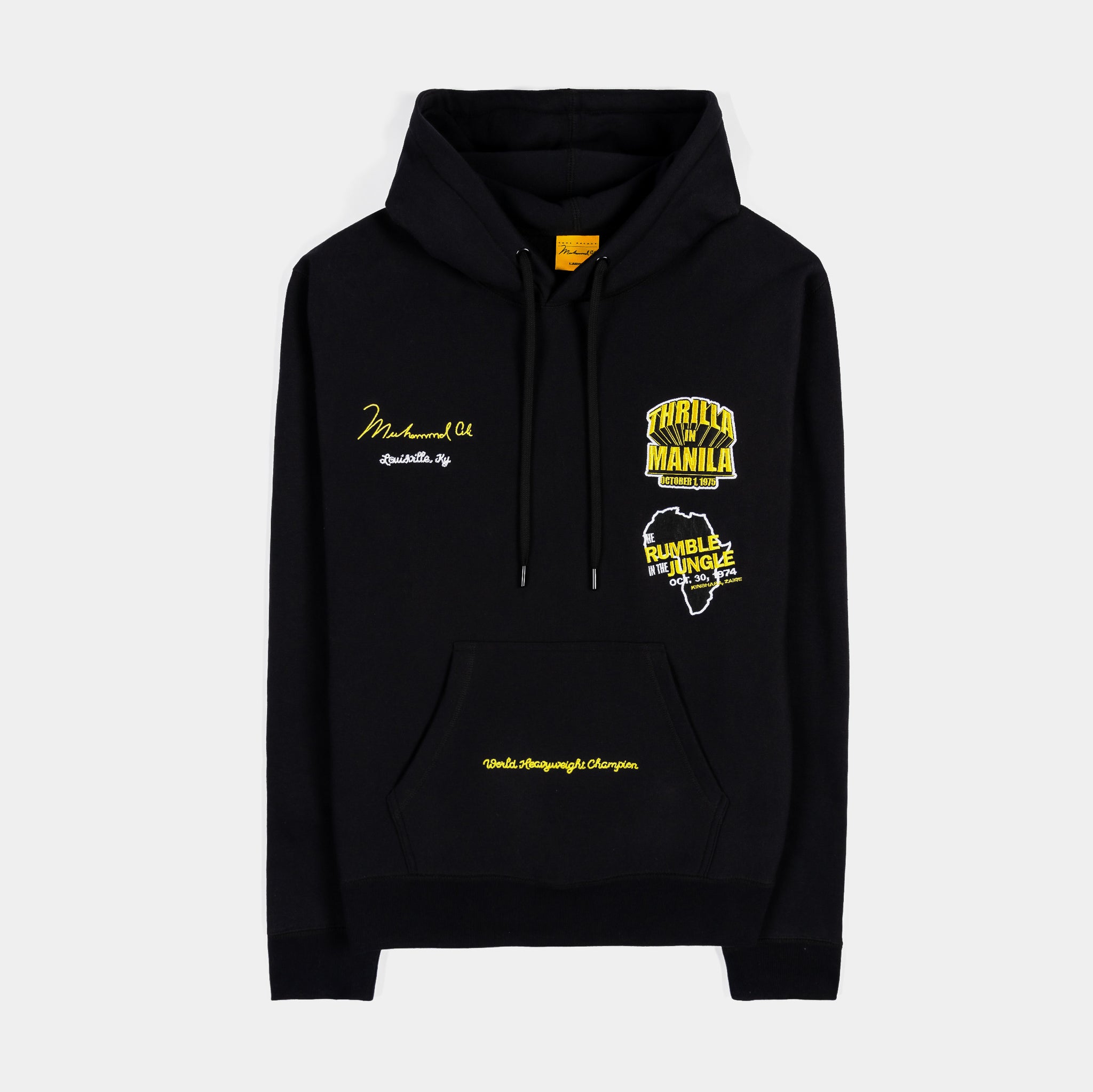 Palace yellow online hoodie