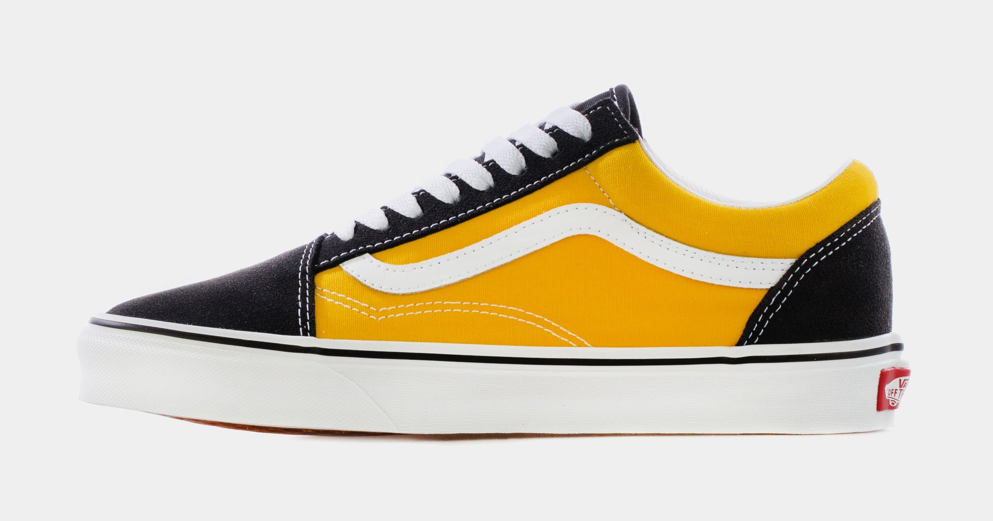 Vans shoes yellow on sale black