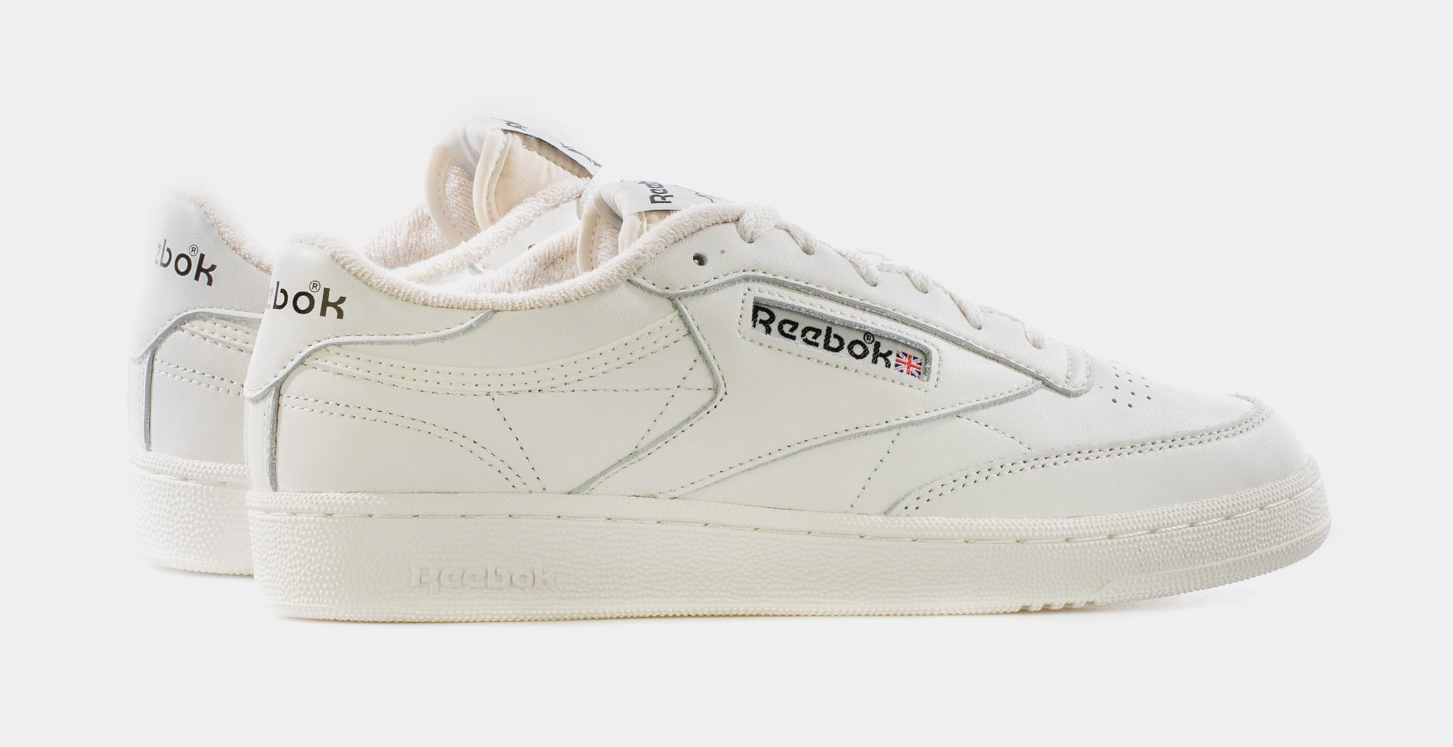 All white reebok sales pumps