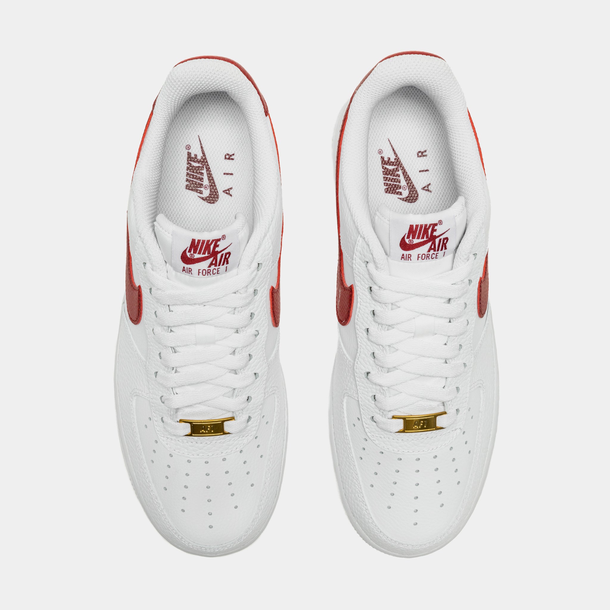 Air Force 1 07 Mens Lifestyle Shoes (White/Red)