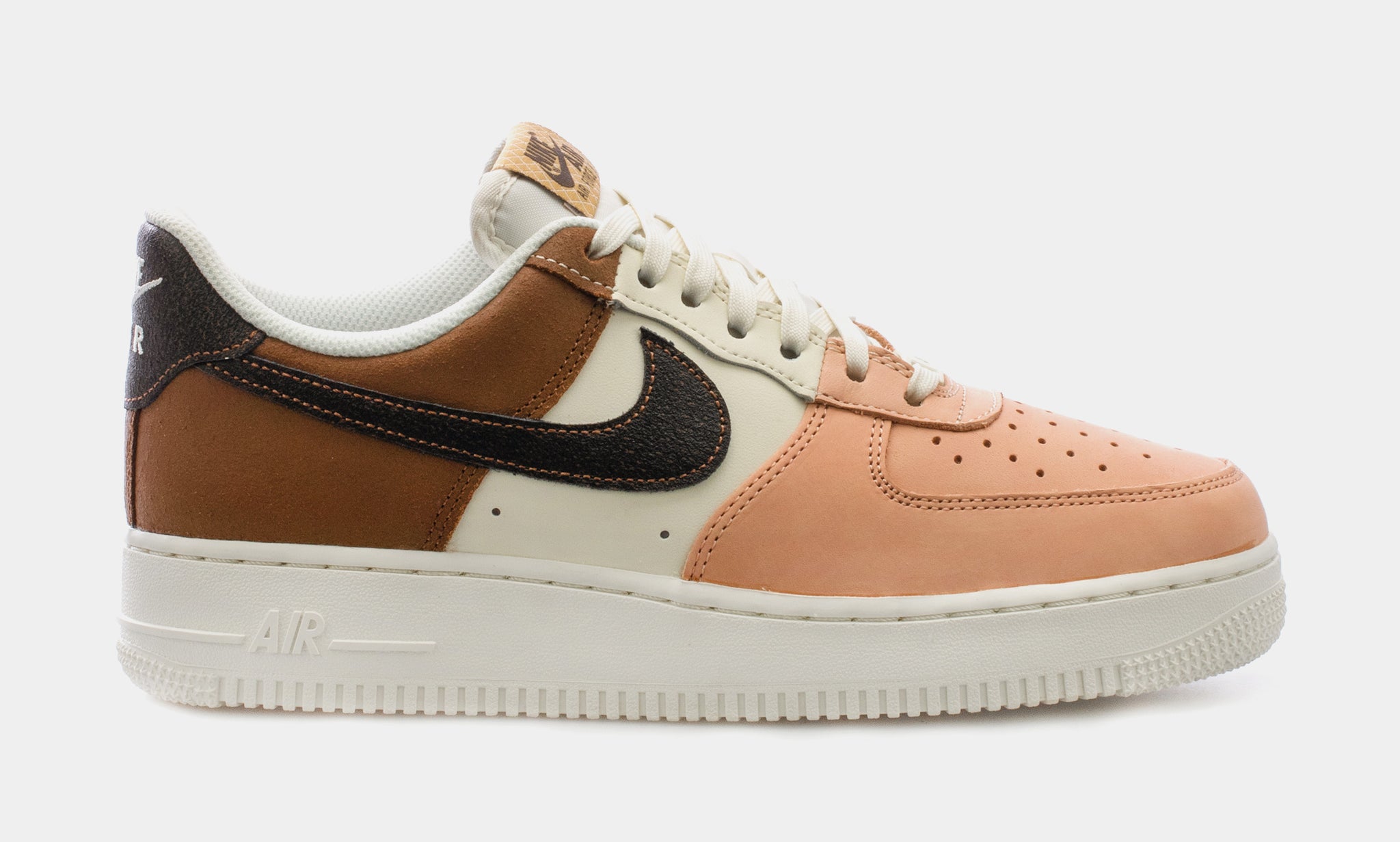 Nike Air Force 1 Low Neapolitan Mens Lifestyle Shoes Brown Pink