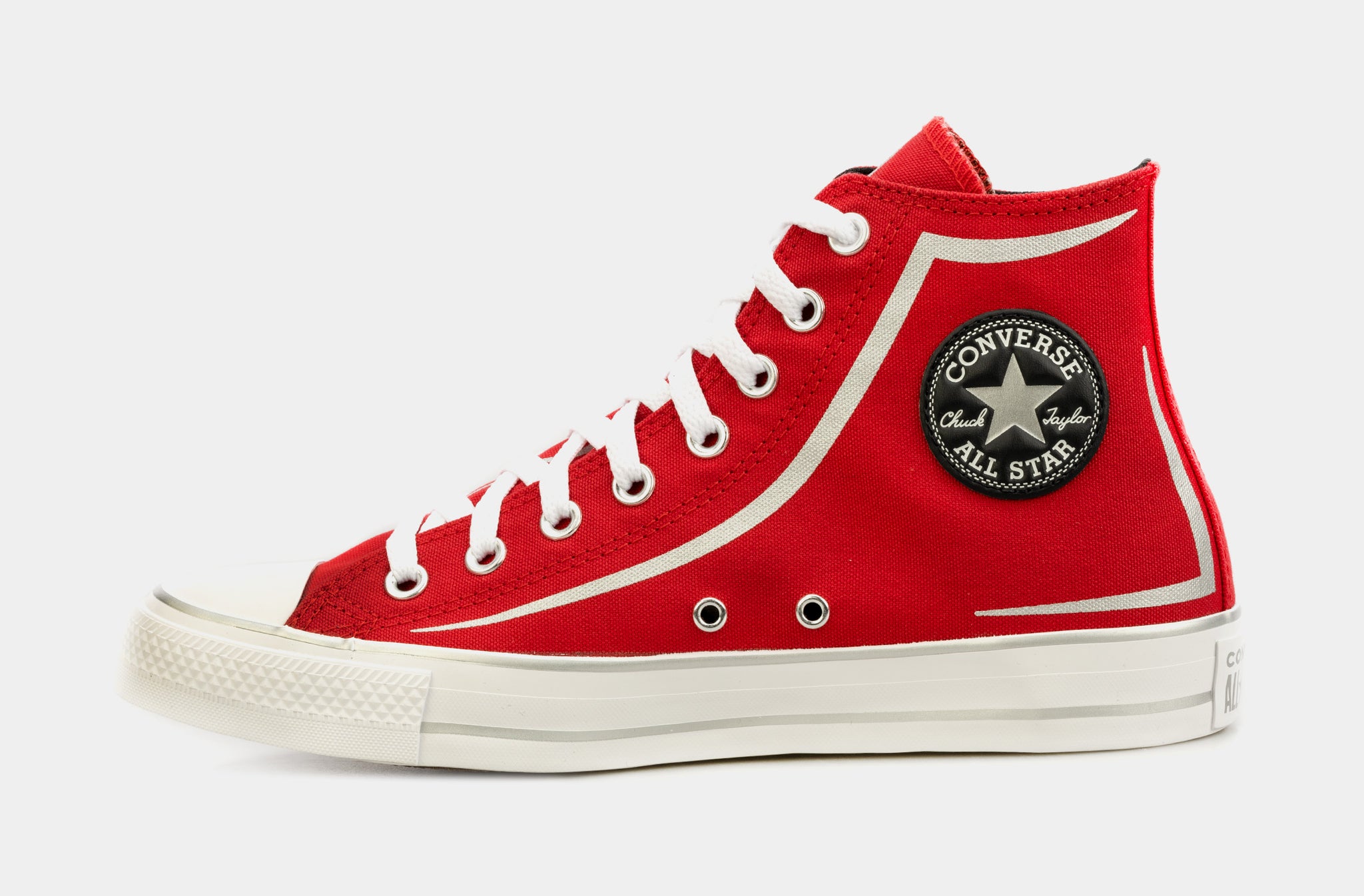 Converse Ho City High Red All Star Mens Lifestyle Shoes Red