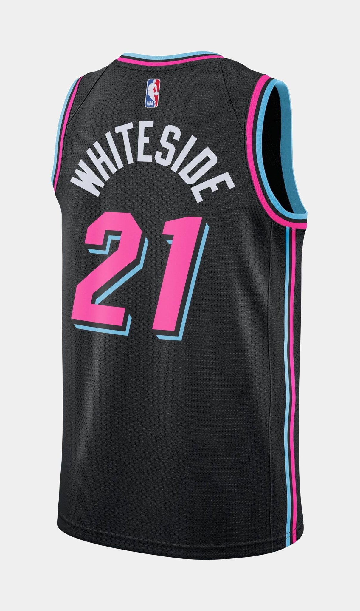 Hassan Whiteside Miami Heat adidas Finished Authentic Jersey - Red