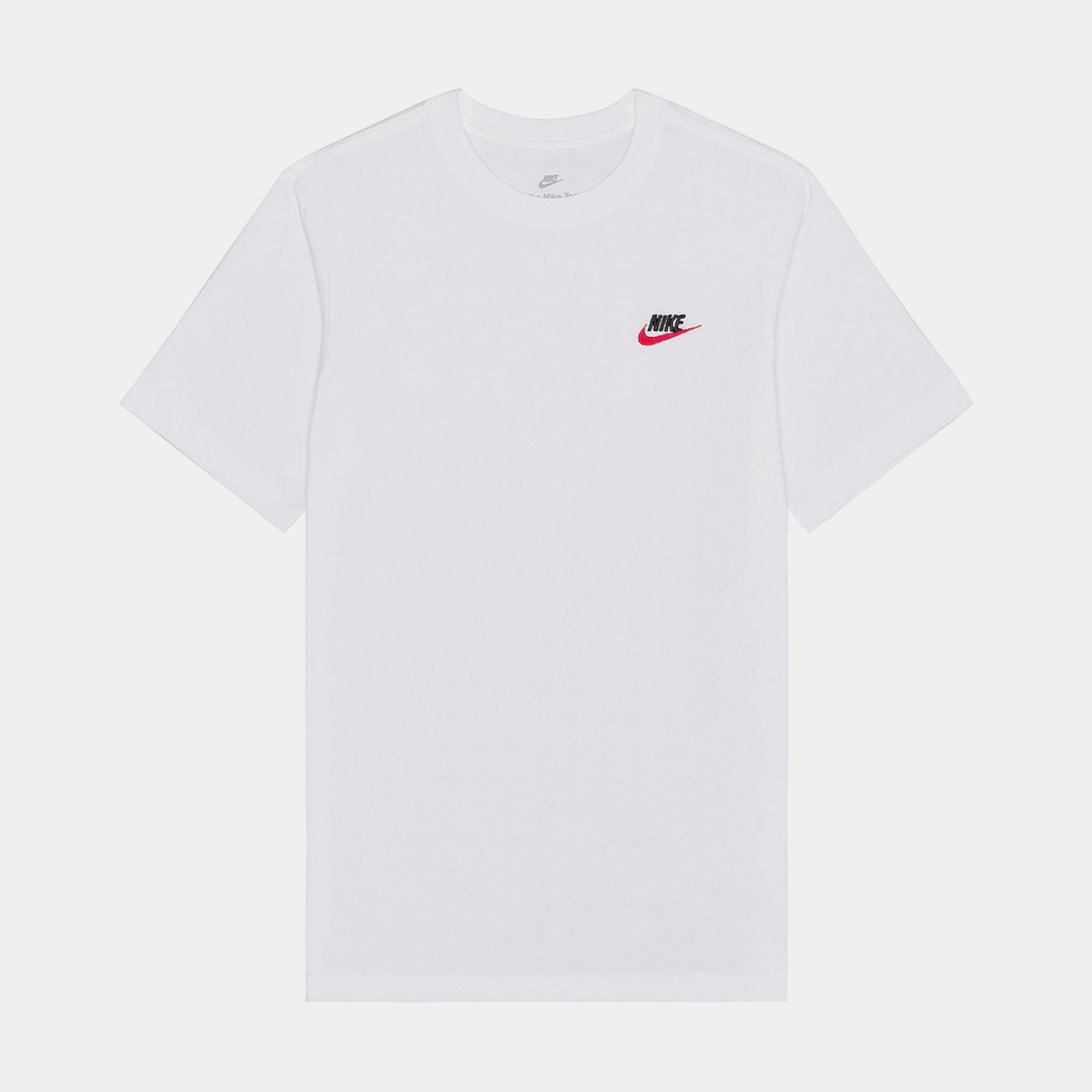 Nike NSW Club Mens Short Sleeve Shirt White AR4997 100 Shoe Palace