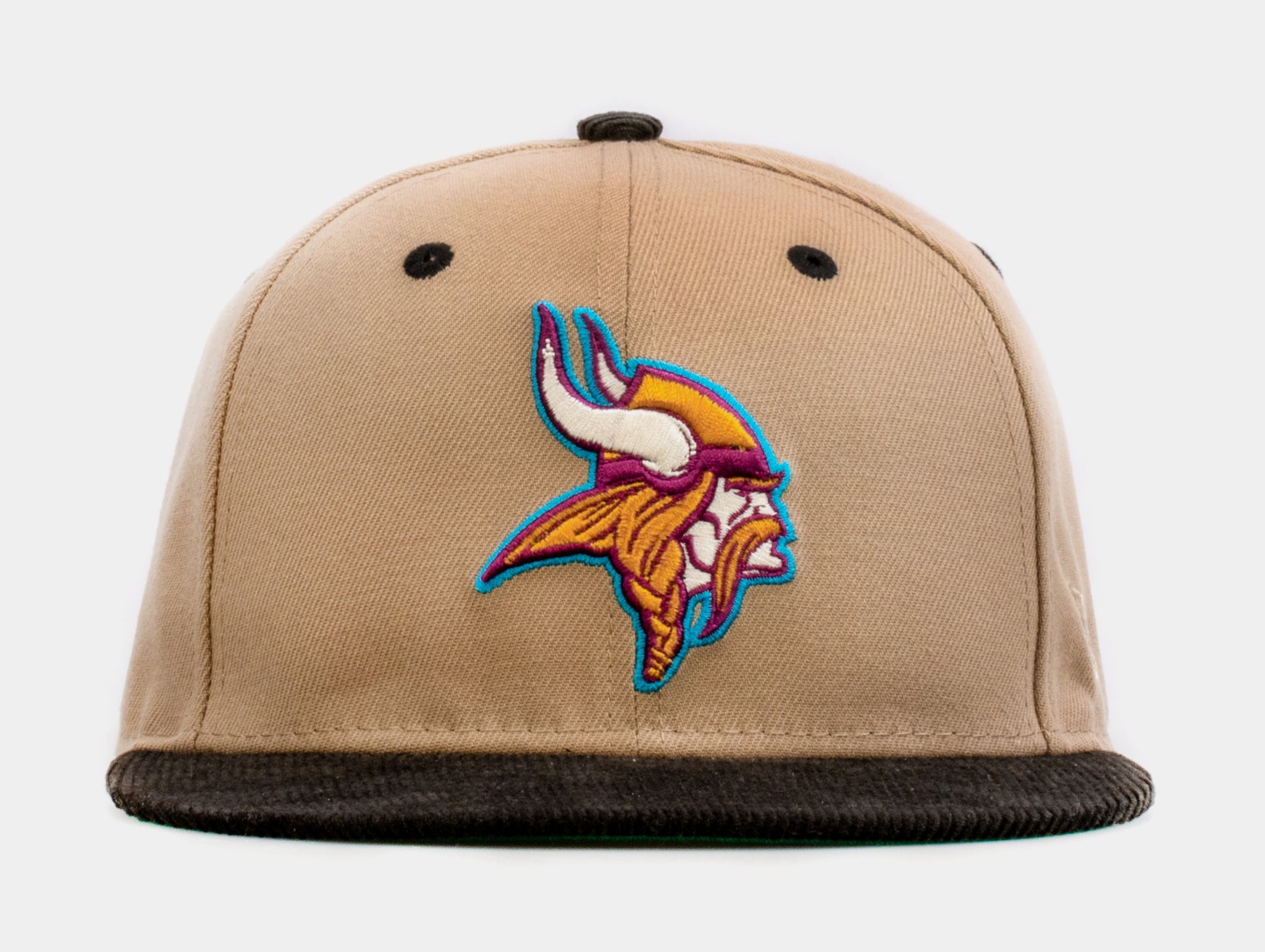 New Era SP Exclusive Desert Sky Minnesota Vikings 59FIFTY Mens Fitted Hat (Beige/Black)