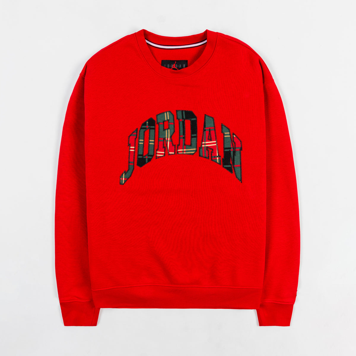Jordan Essential Holiday Fleece Mens Sweatshirt Red Green DV1574-687 ...