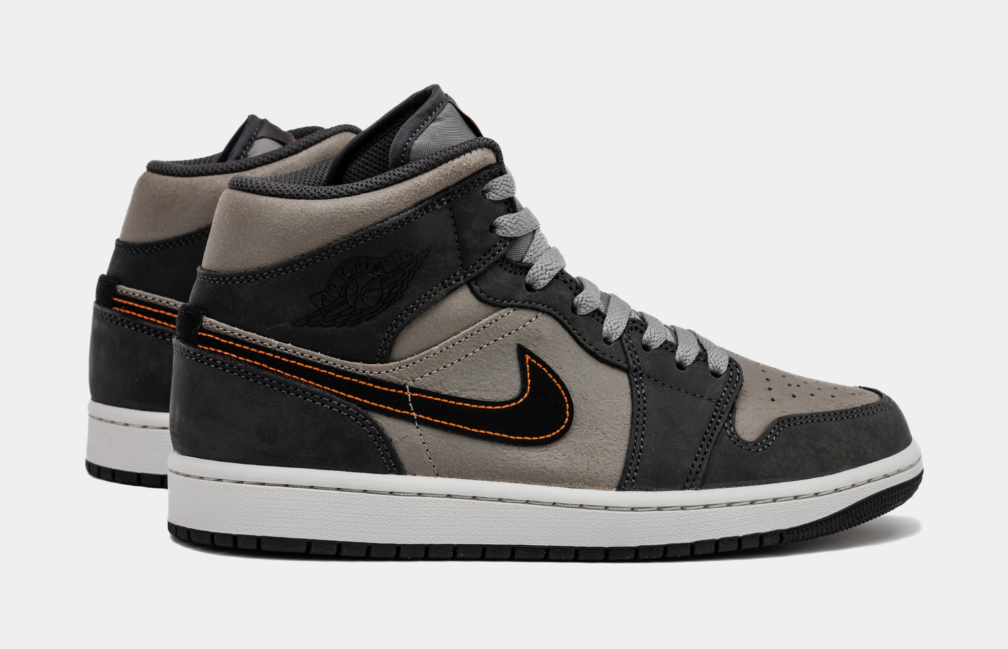 Air jordan 1 discount mid se orange grey