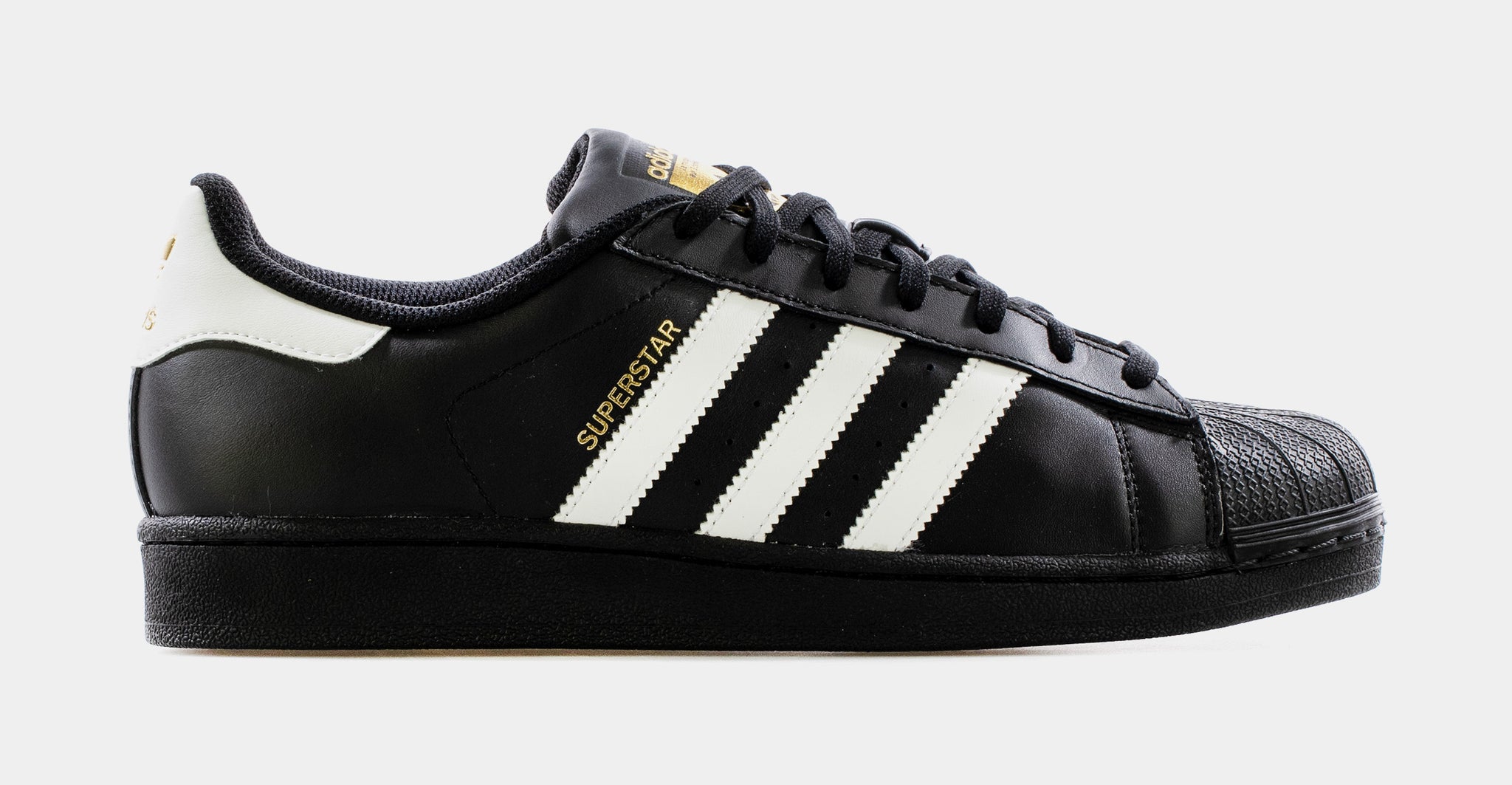 Adidas men's superstar outlet foundation shoes  black/white