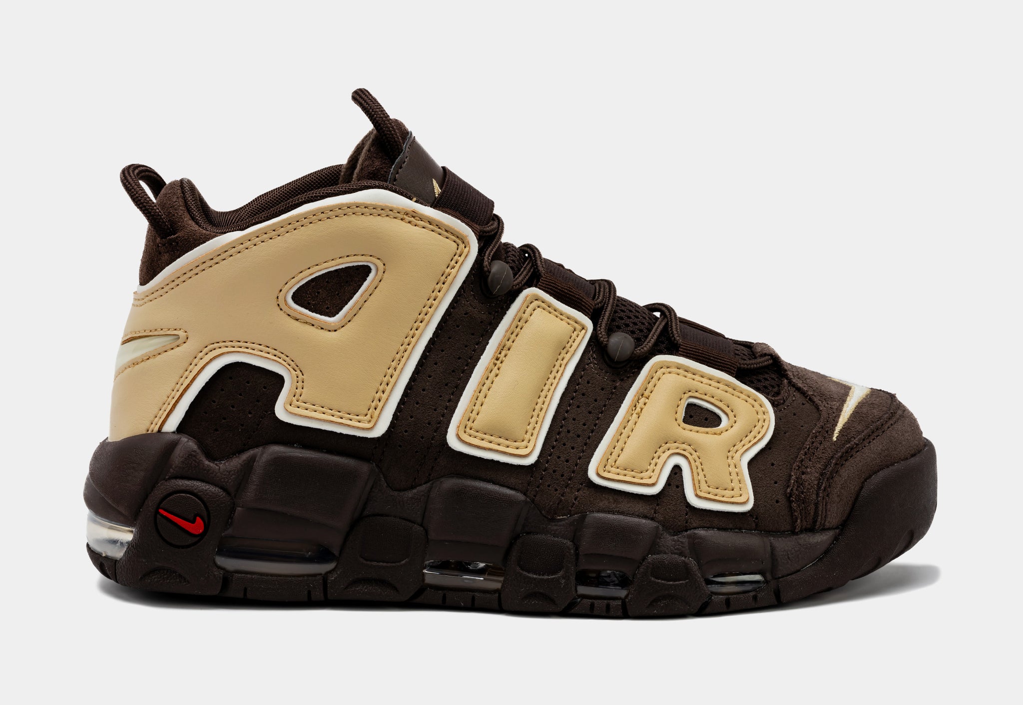 Nike Air More Uptempo Baroque Brown Mens Lifestyle Shoes Baroque