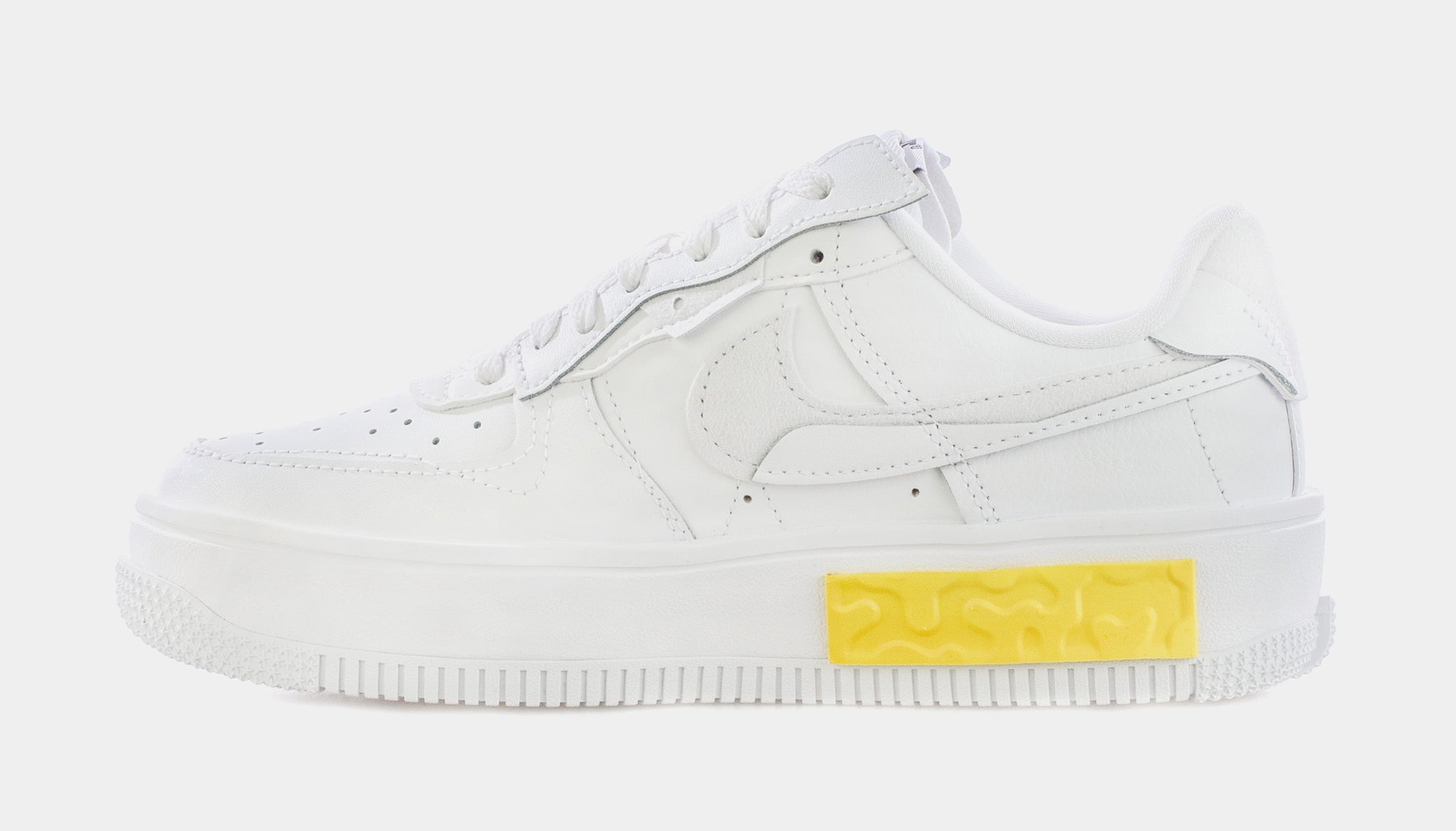 Nike air force one jaune clearance fluo