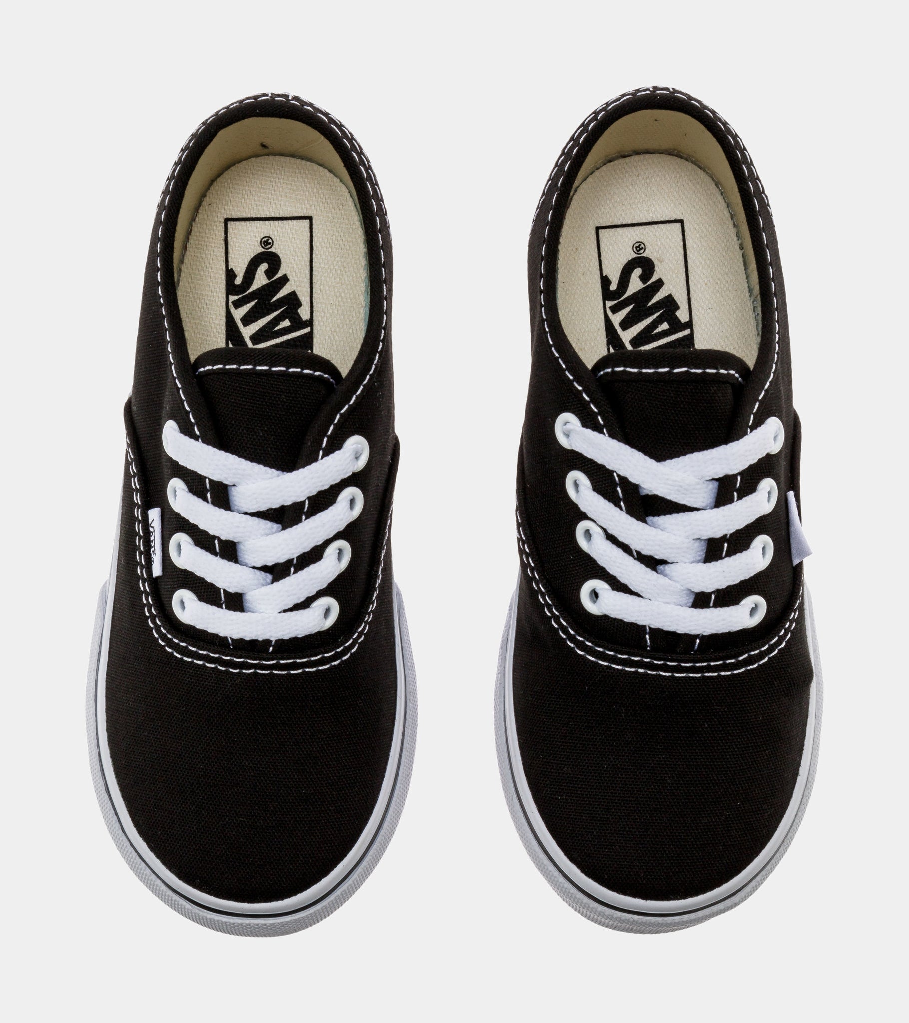 Toddler vans black and clearance white