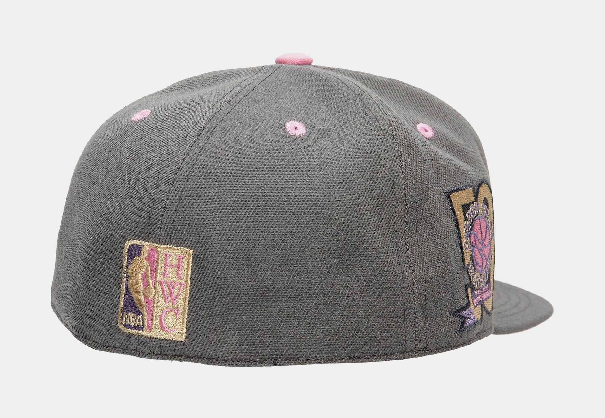Mitchell & Ness Golden State Warriors Lavender Dreams Mens Fitted Hat (Grey)