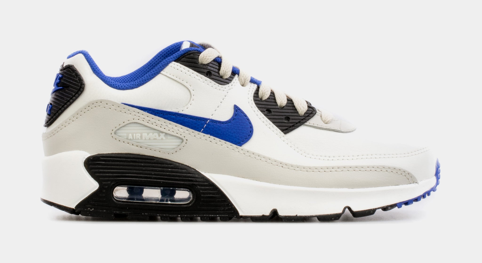 Nike air max 90 white best sale grade school