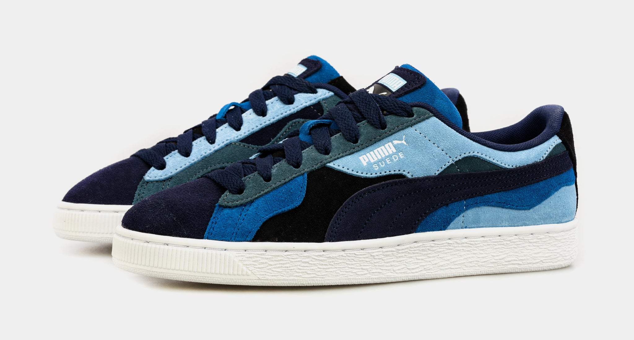 Puma blue suede shoes hot sale mens