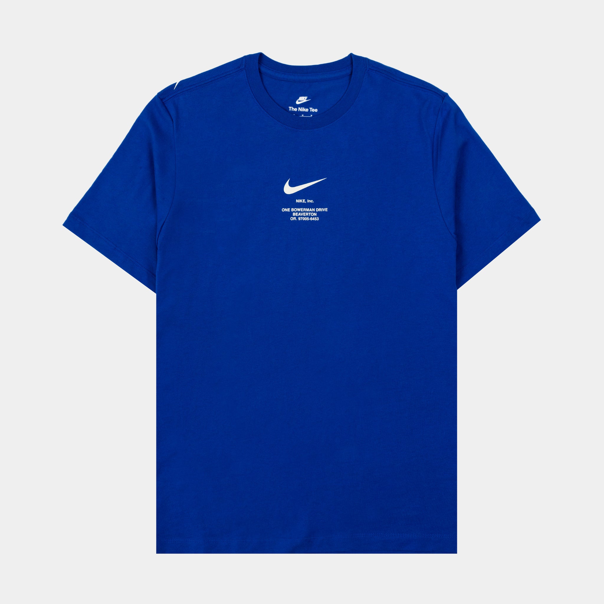 Blue and white nike 2024 shirt