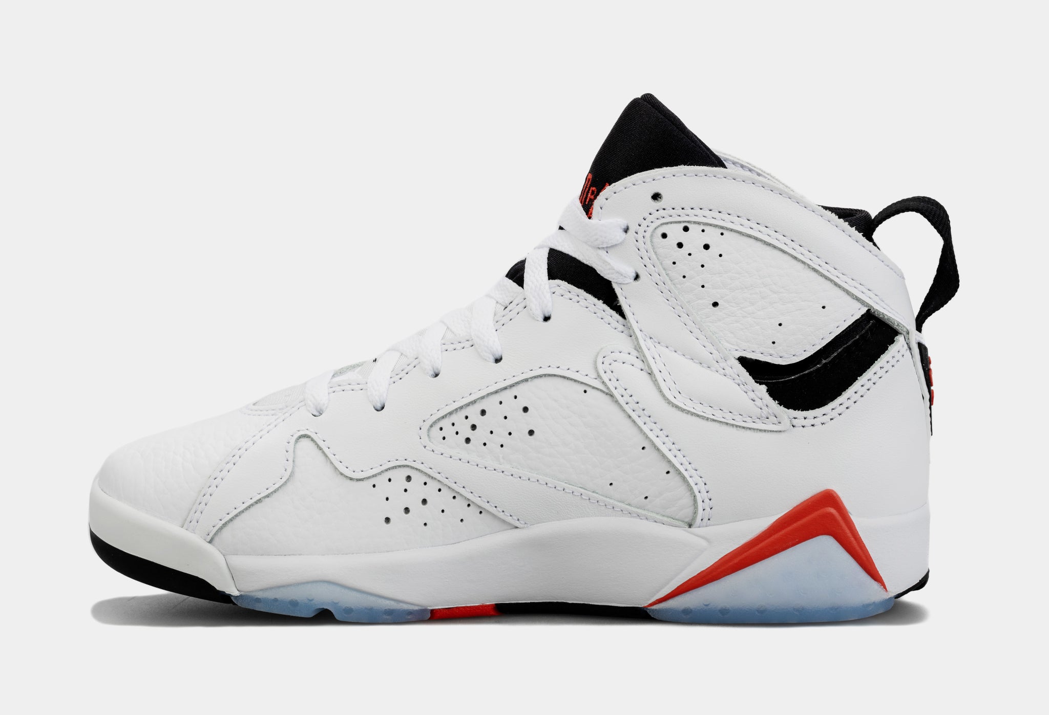 Jordan Air Jordan 7 Retro White Infrared Grade School Lifestyle Shoes White DQ6040 160 Shoe Palace