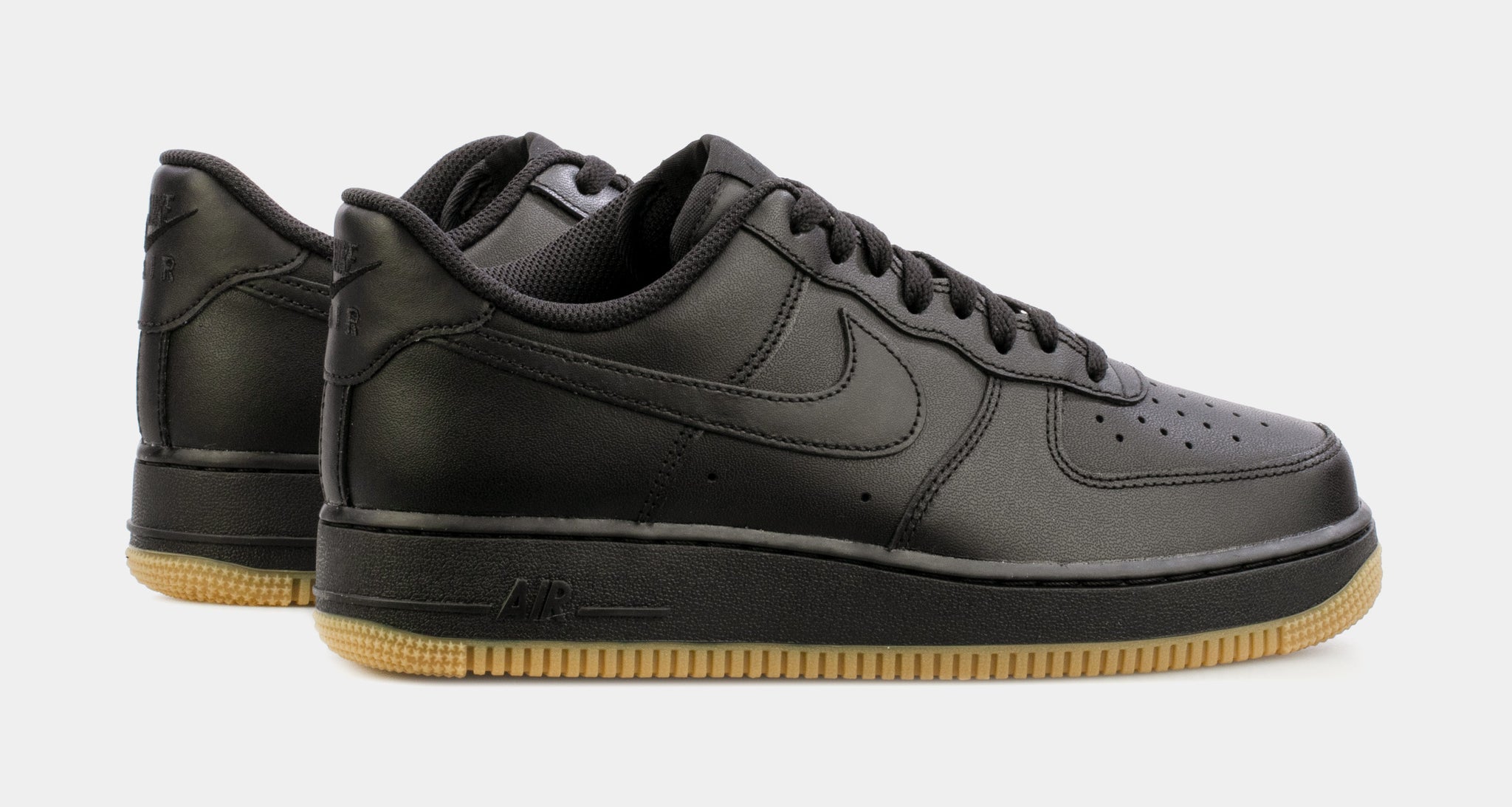 Nike air force hot sale 1 black white gum