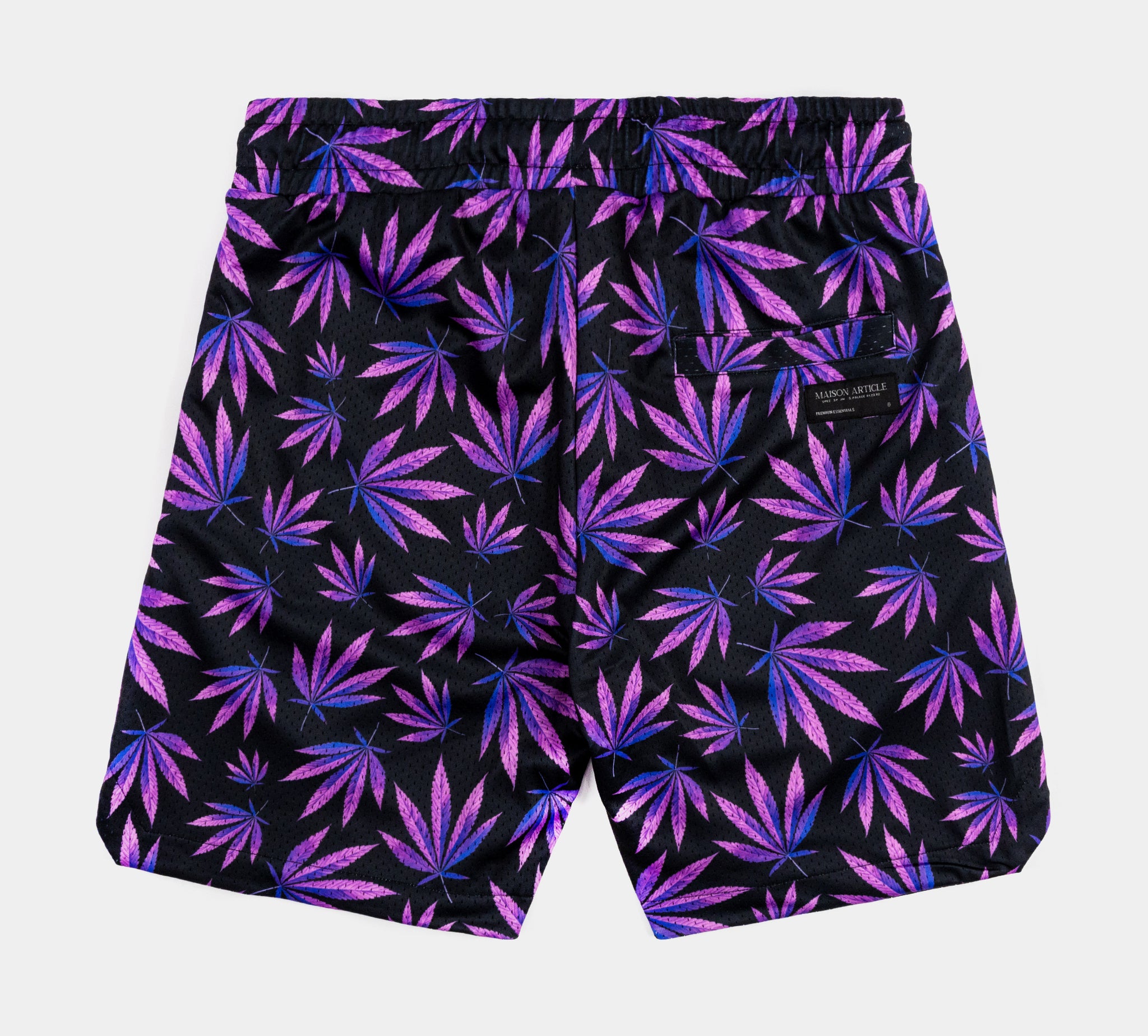 Purple Mesh Men's Shorts