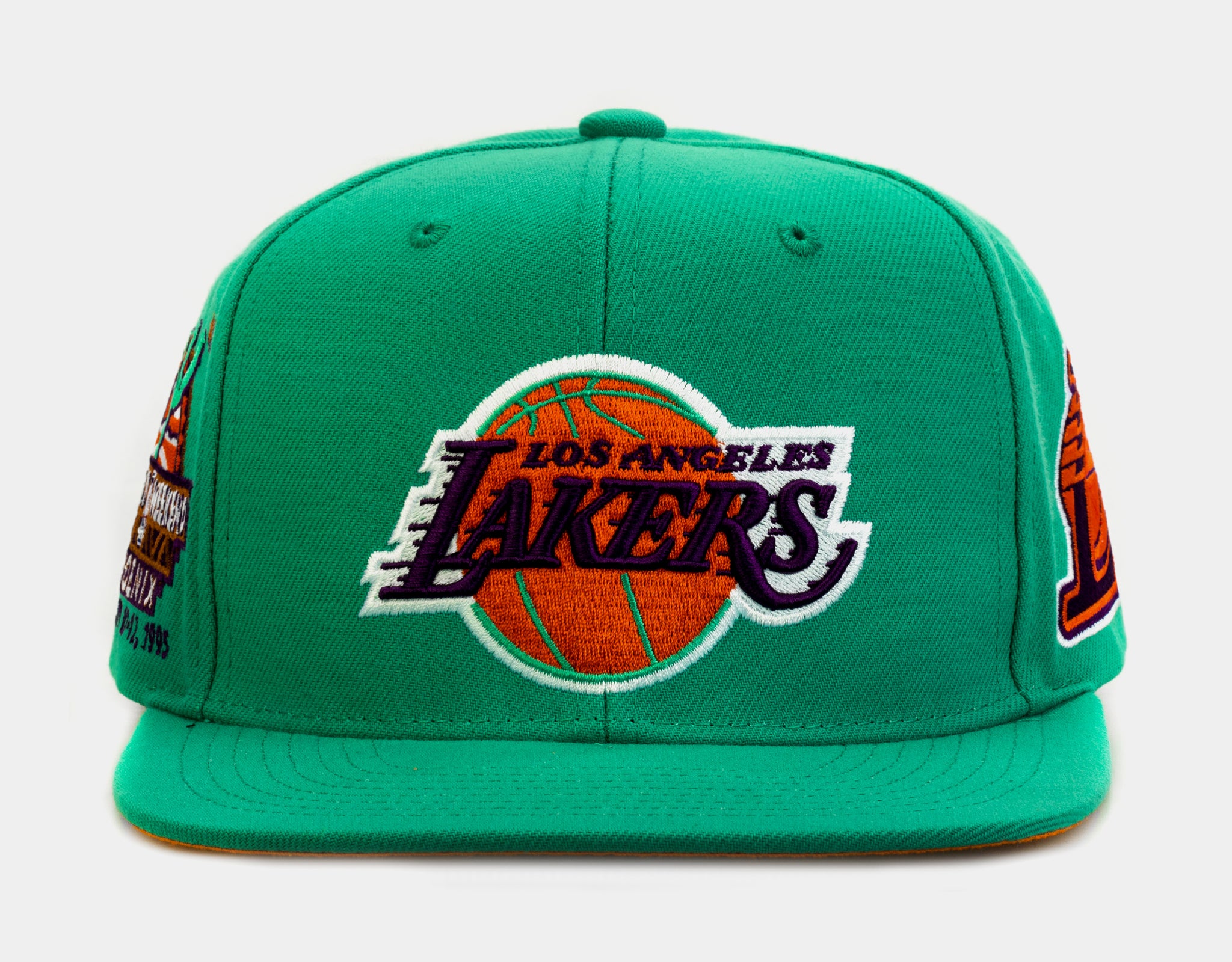 Green best sale lakers hat