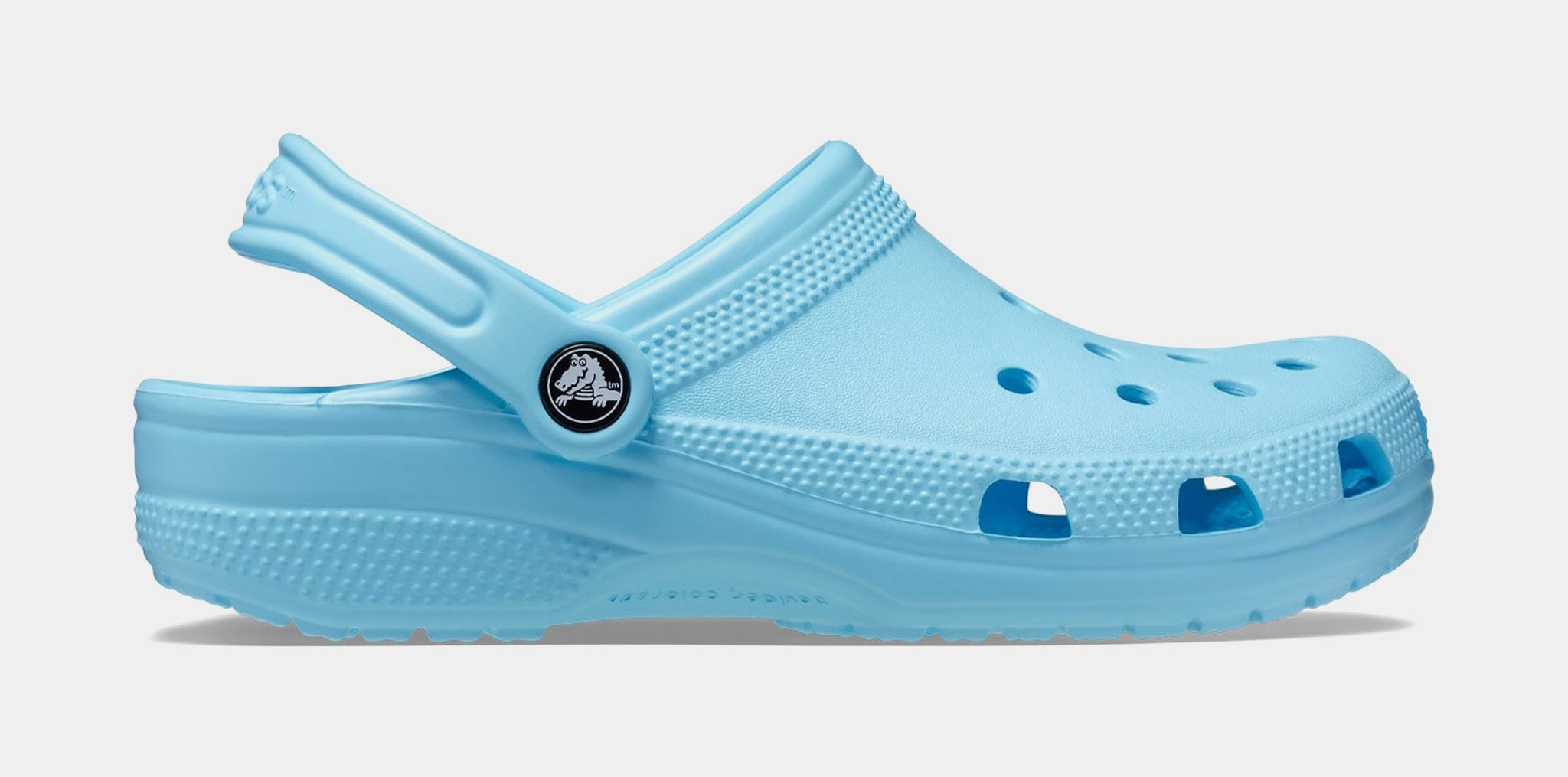 Pastel blue crocs hot sale